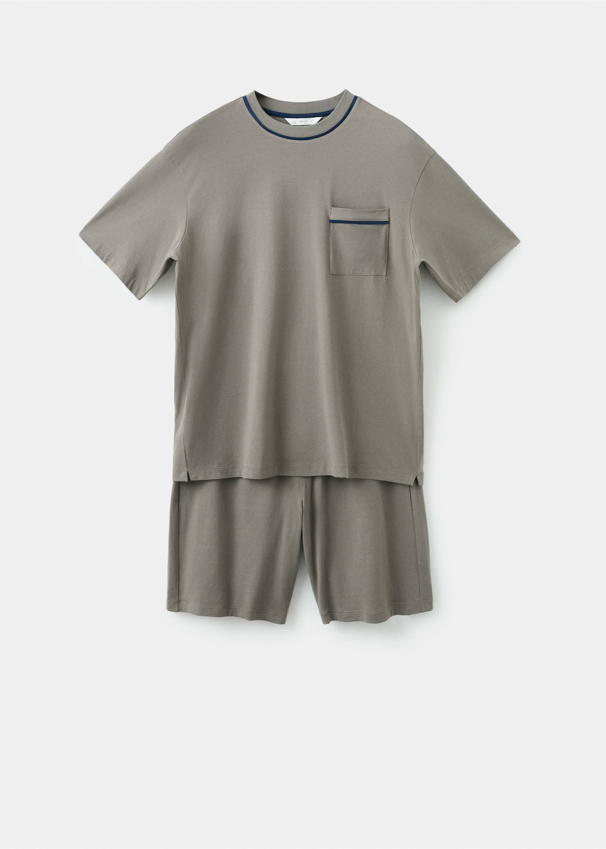 Pack pijama algodón corto - Artículo sin modelo, Café. Ref: 27051510-00.