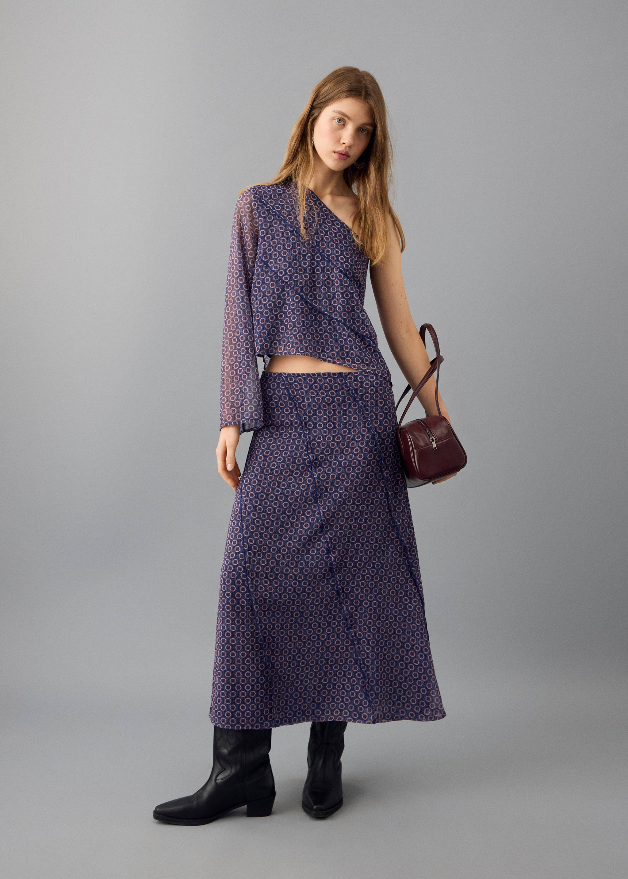 Brusa asimètrica estampada - Detall de l'article 2