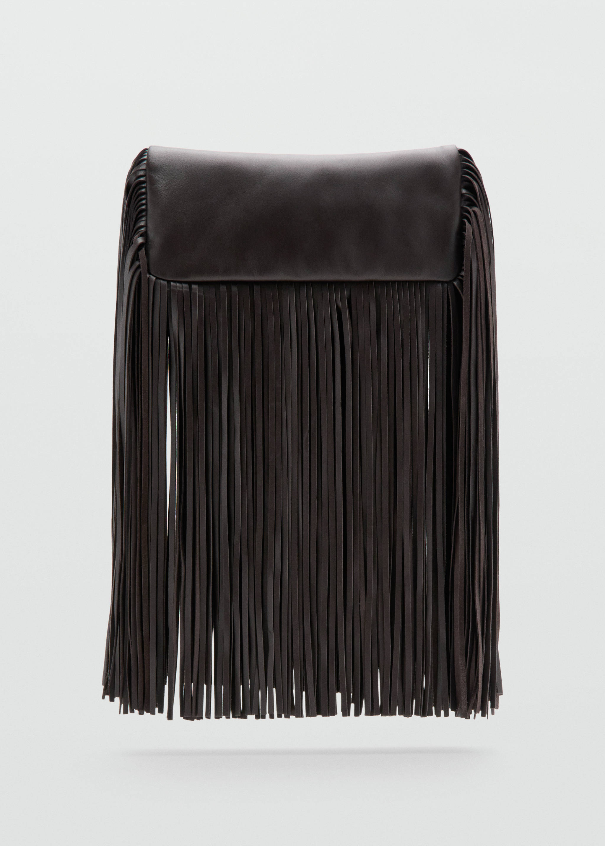 Leather handbag with fringes - Article without model