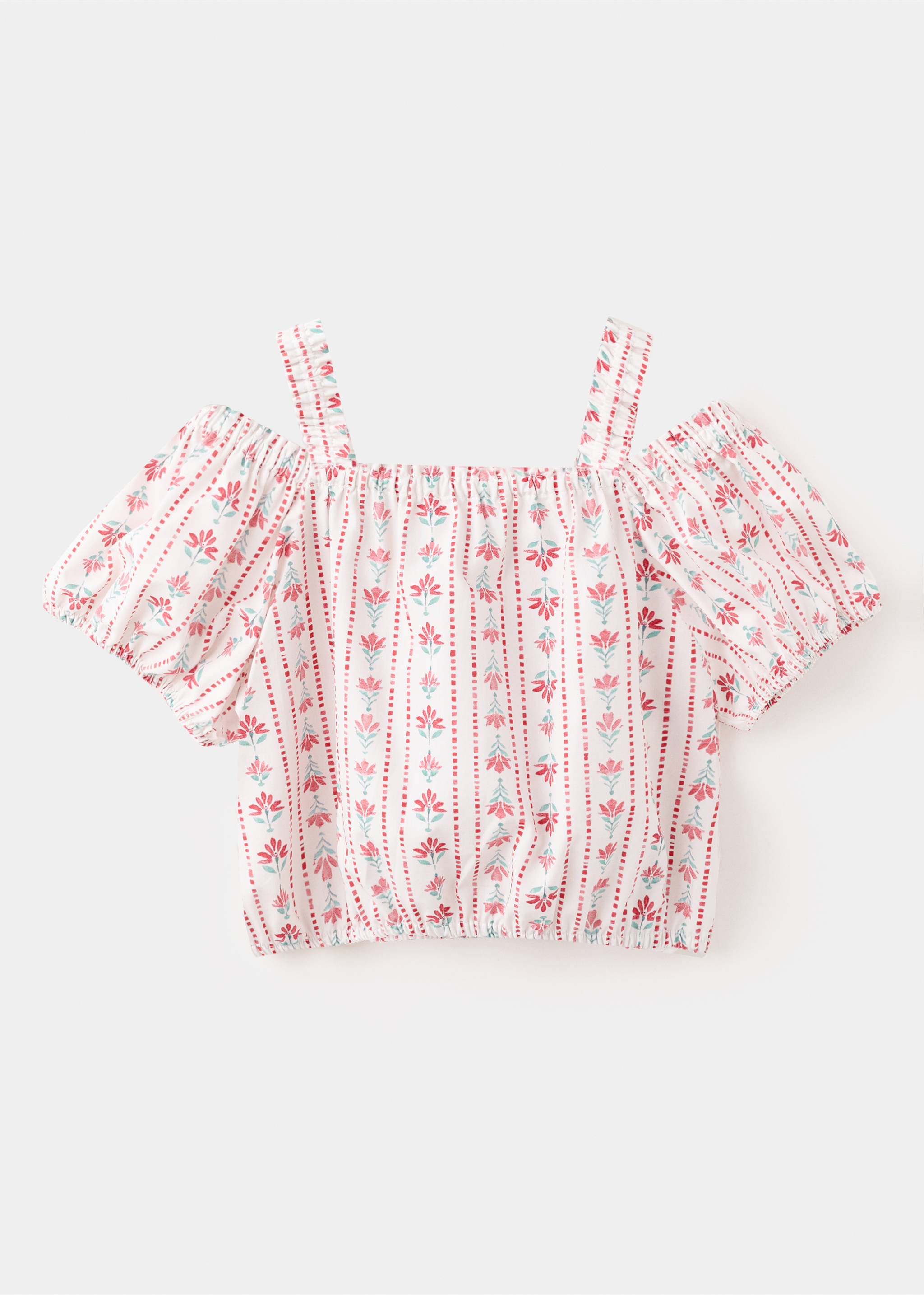 花朵印花衬衫 - null, 红色. Ref: 27051514-00.