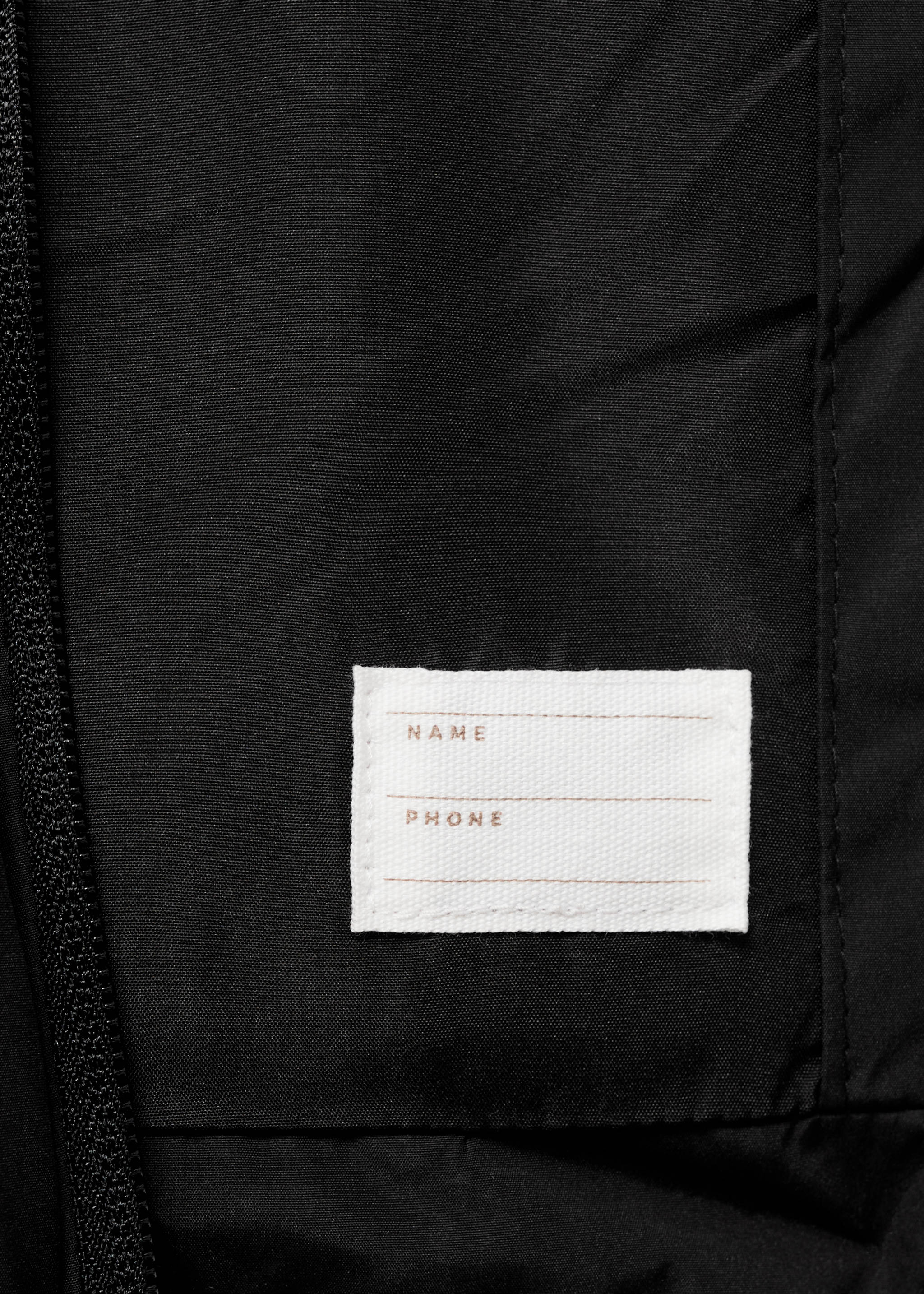 Quilted gilet with hood - Details of the article 0, Black. Ref: 27051515-00.