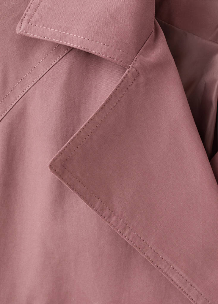 Short trench coat — Pink