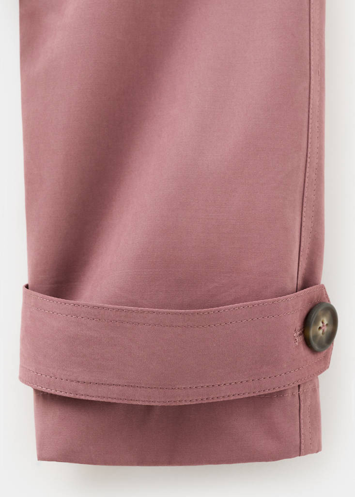 Short trench coat — Pink