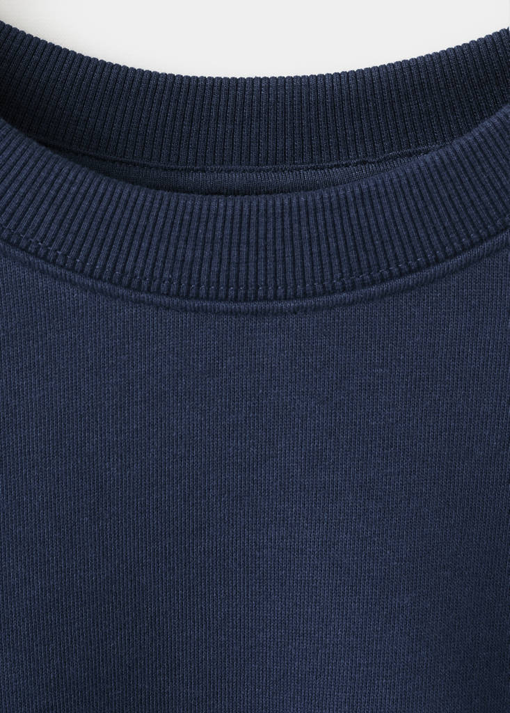 Glitter message sweatshirt — Navy