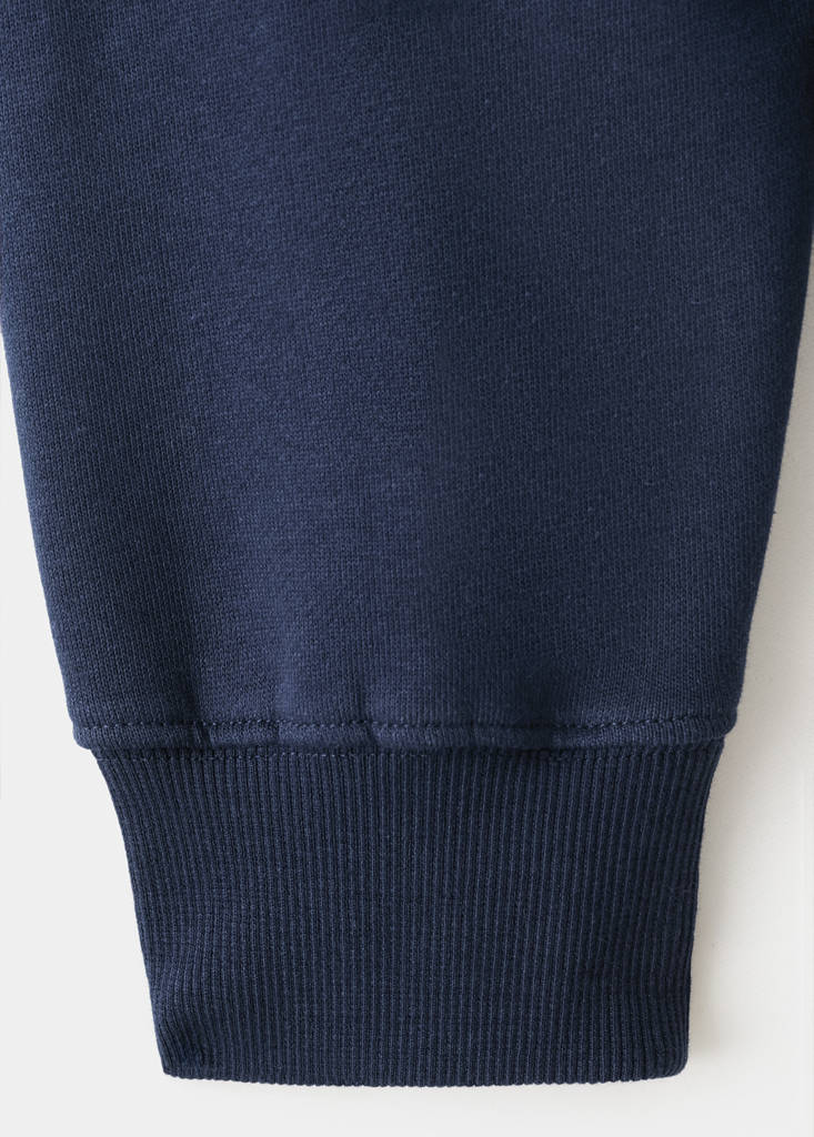 Glitter message sweatshirt — Navy