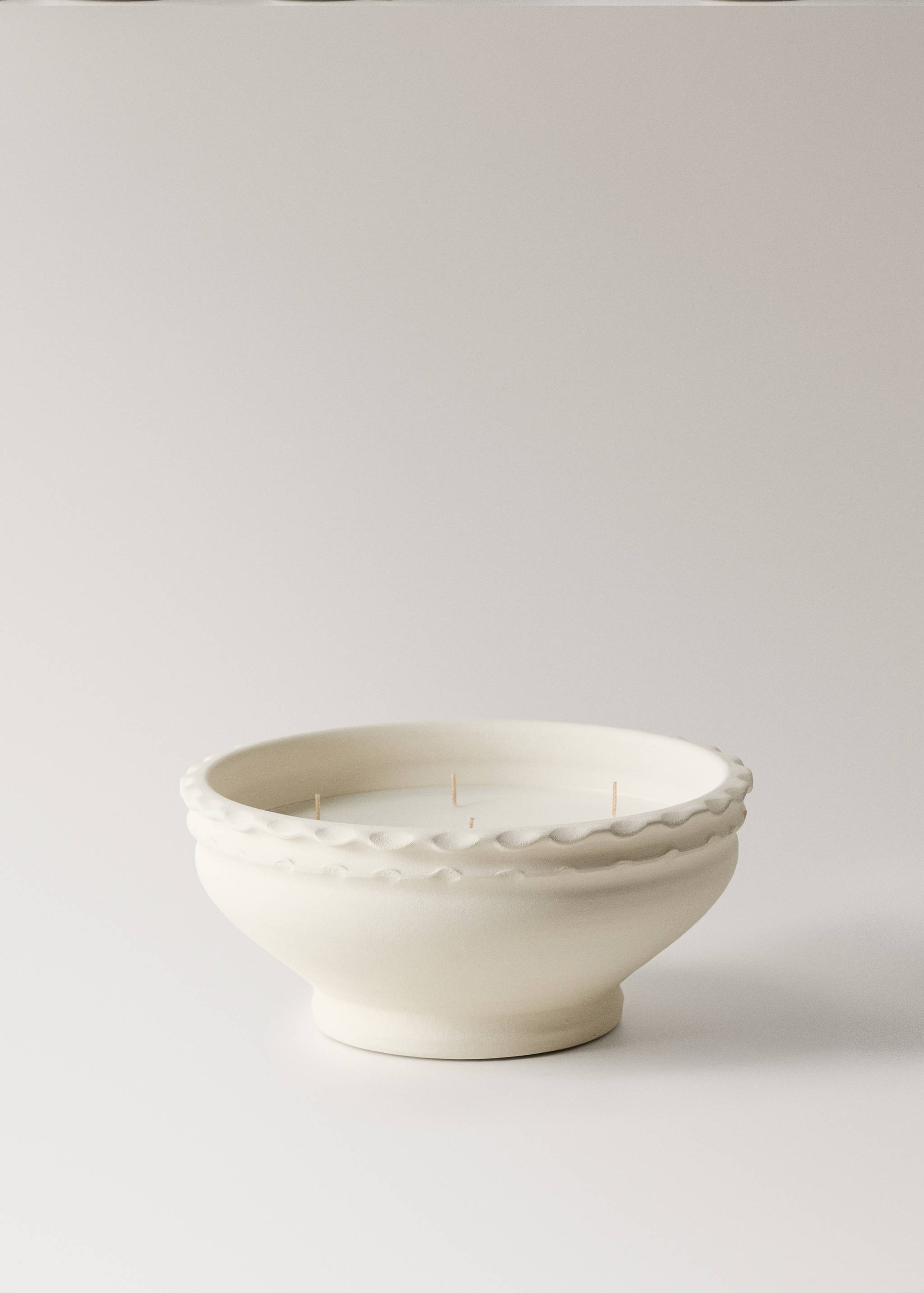 Bougie décorative en terre cuite - Article sans modèle