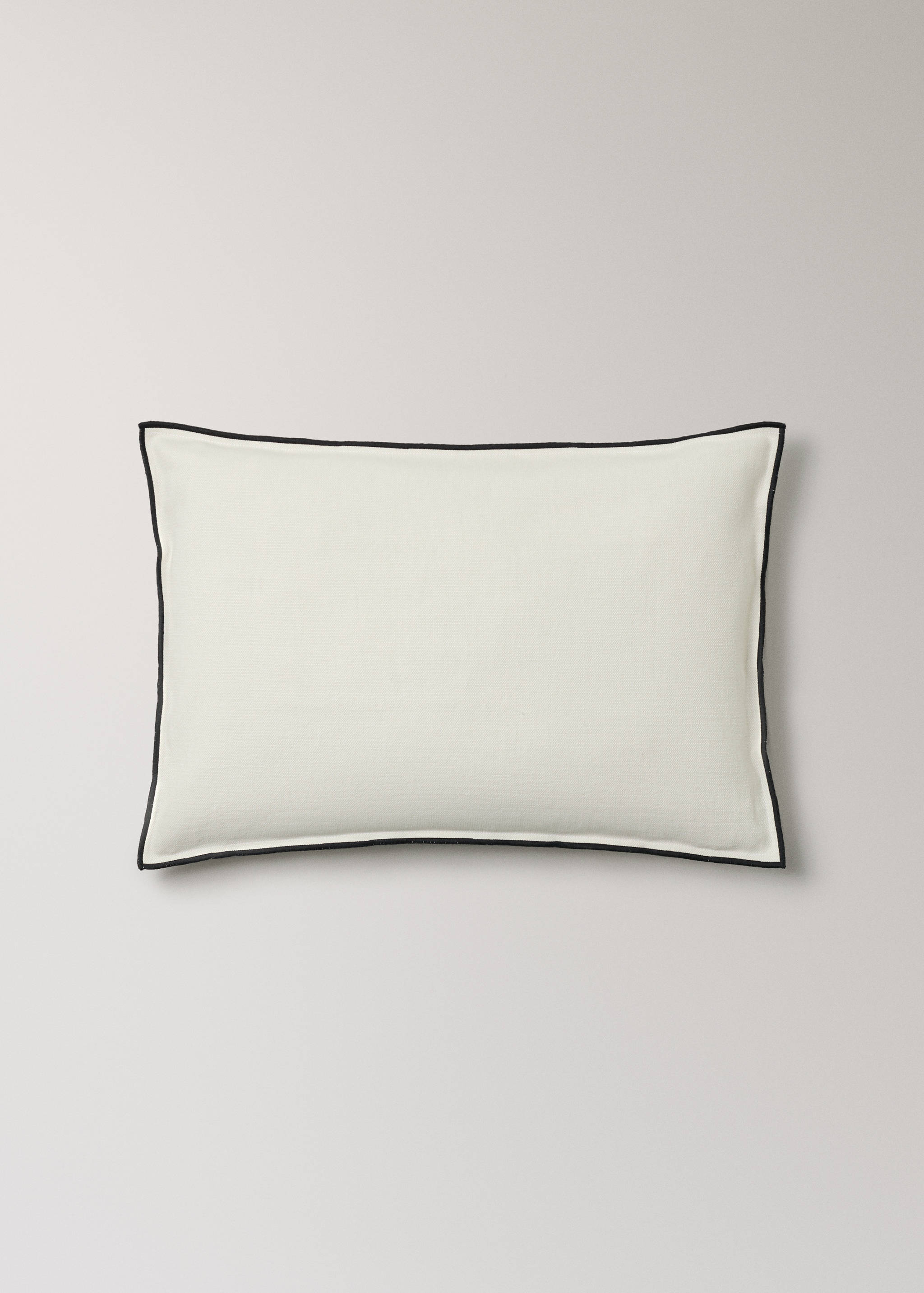 Linen cotton cushion cover with overlock tab 40x60 cm - Article without model