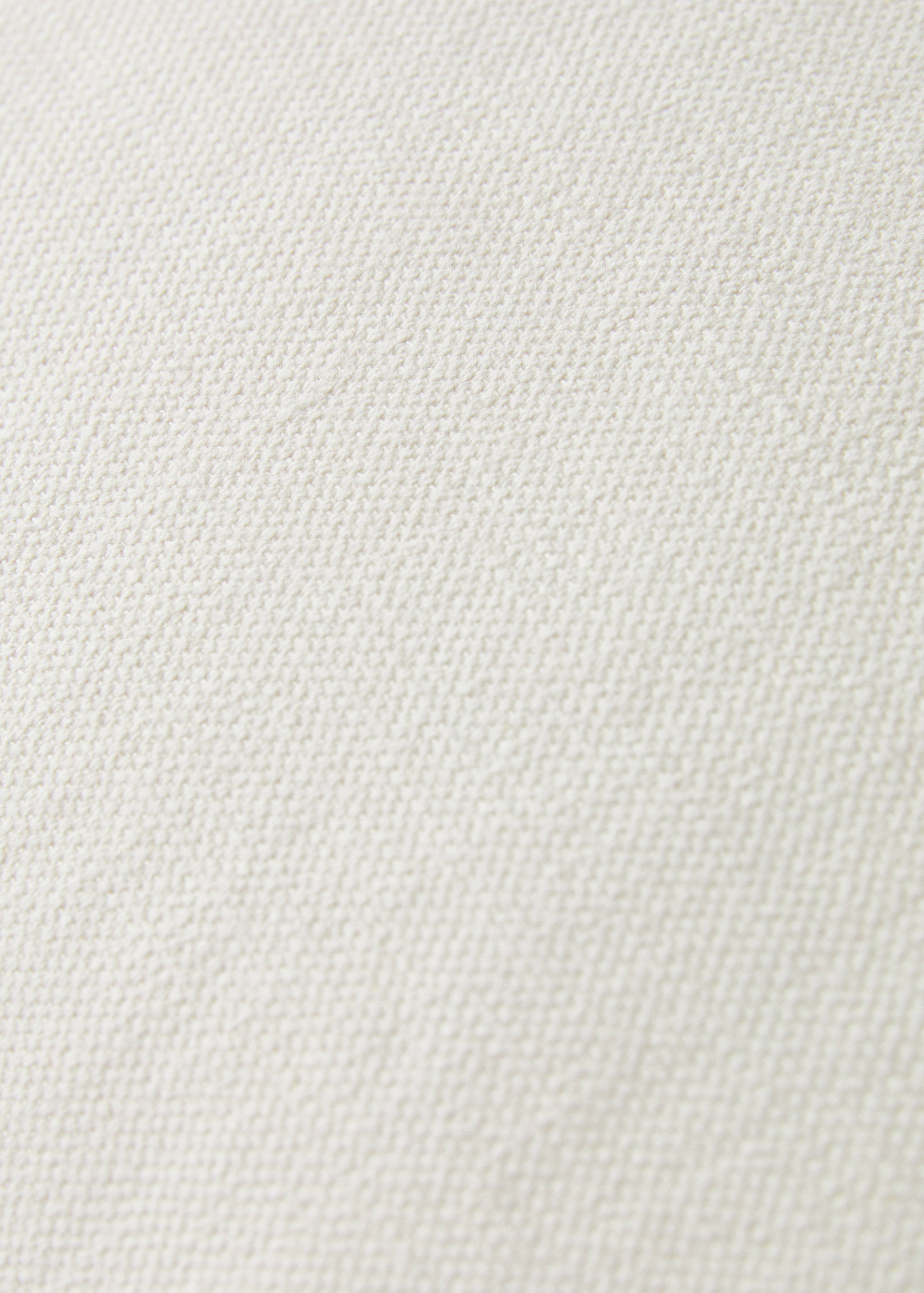 Linen cotton cushion cover with overlock tab 40x60 cm - Details of the article 4
