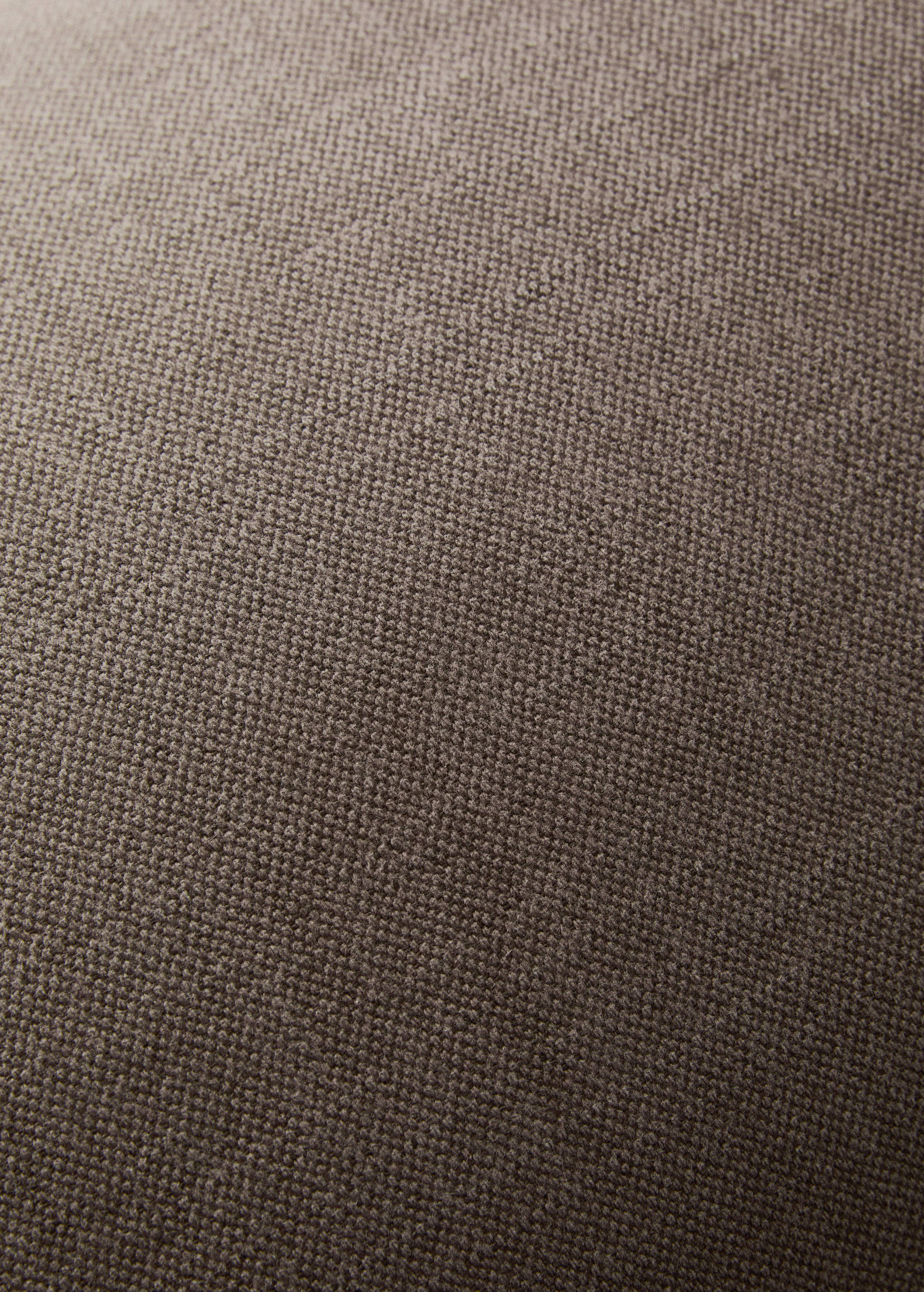 Linen cotton cushion cover with overlock tab 40x60 cm - Details of the article 3