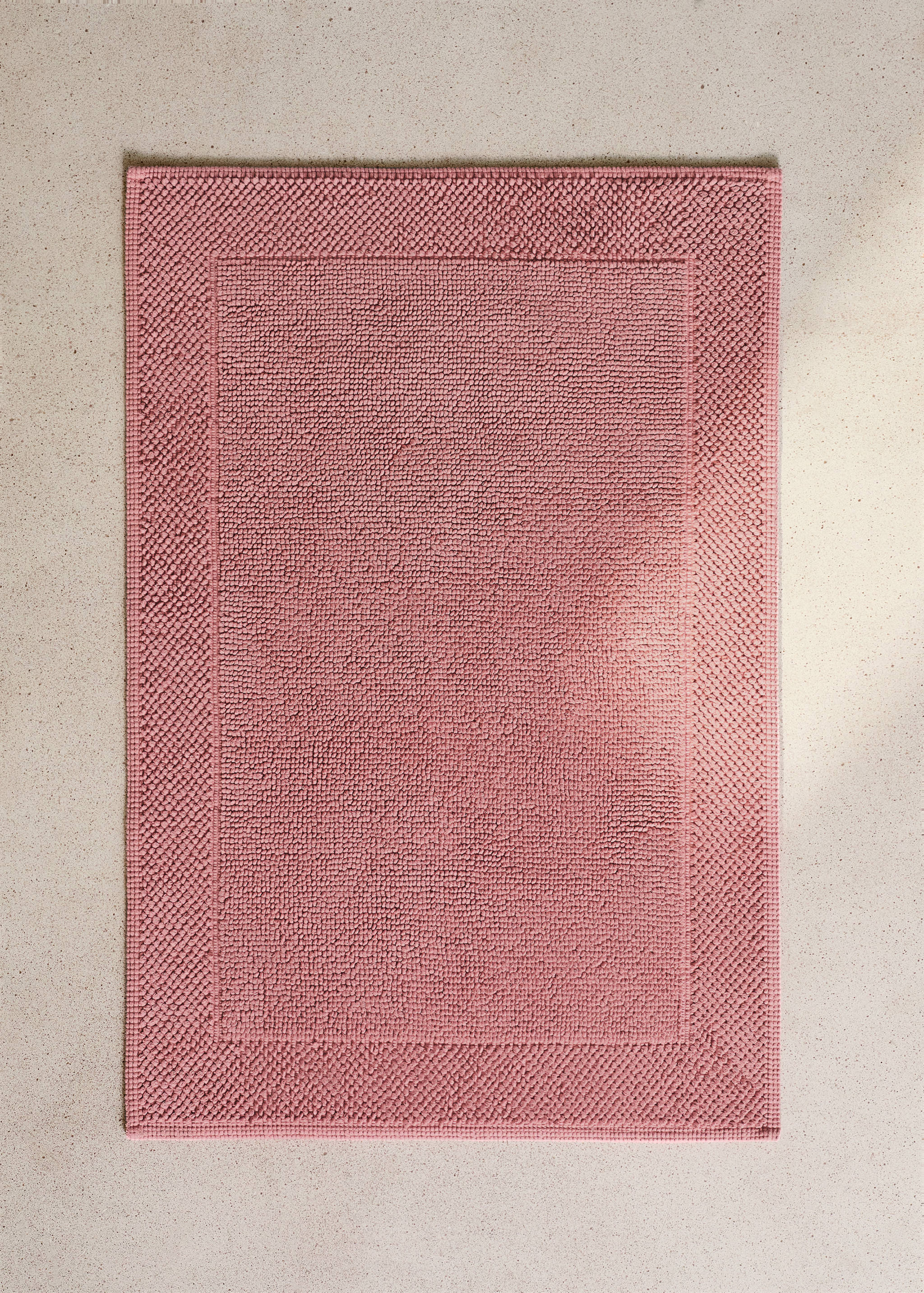 Garment-dyed cotton bath rug - General plane