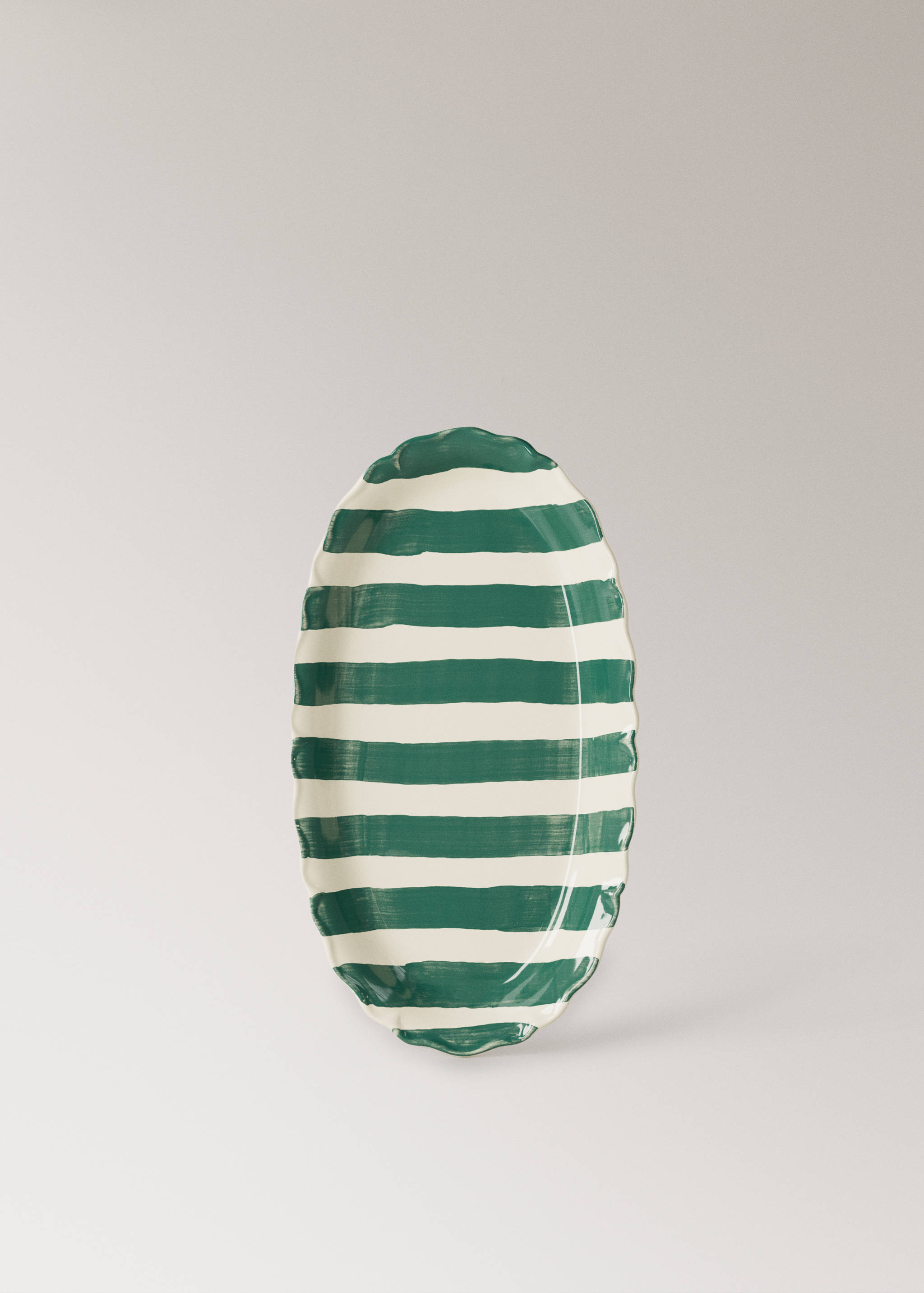 Gestreiftes Steingut - Artikel ohne Model