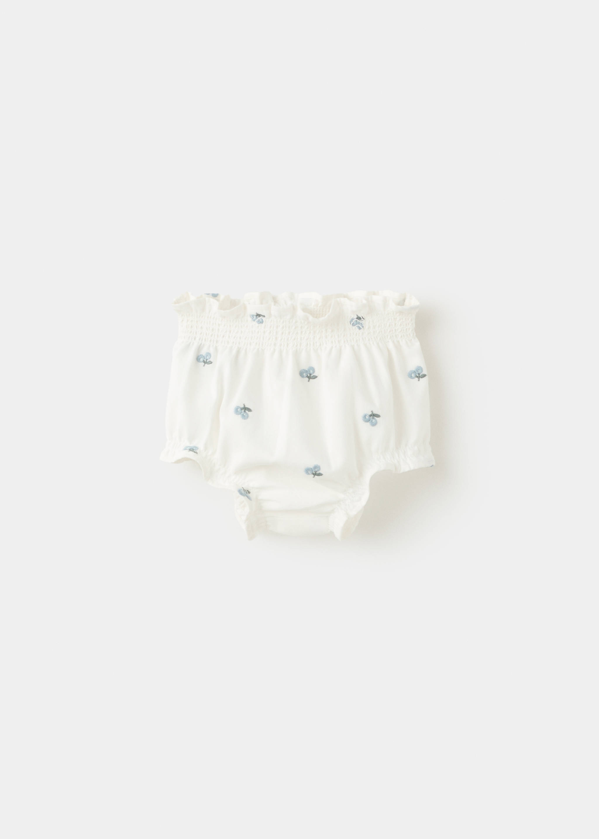 Embroidered floral baby romper - Article without model