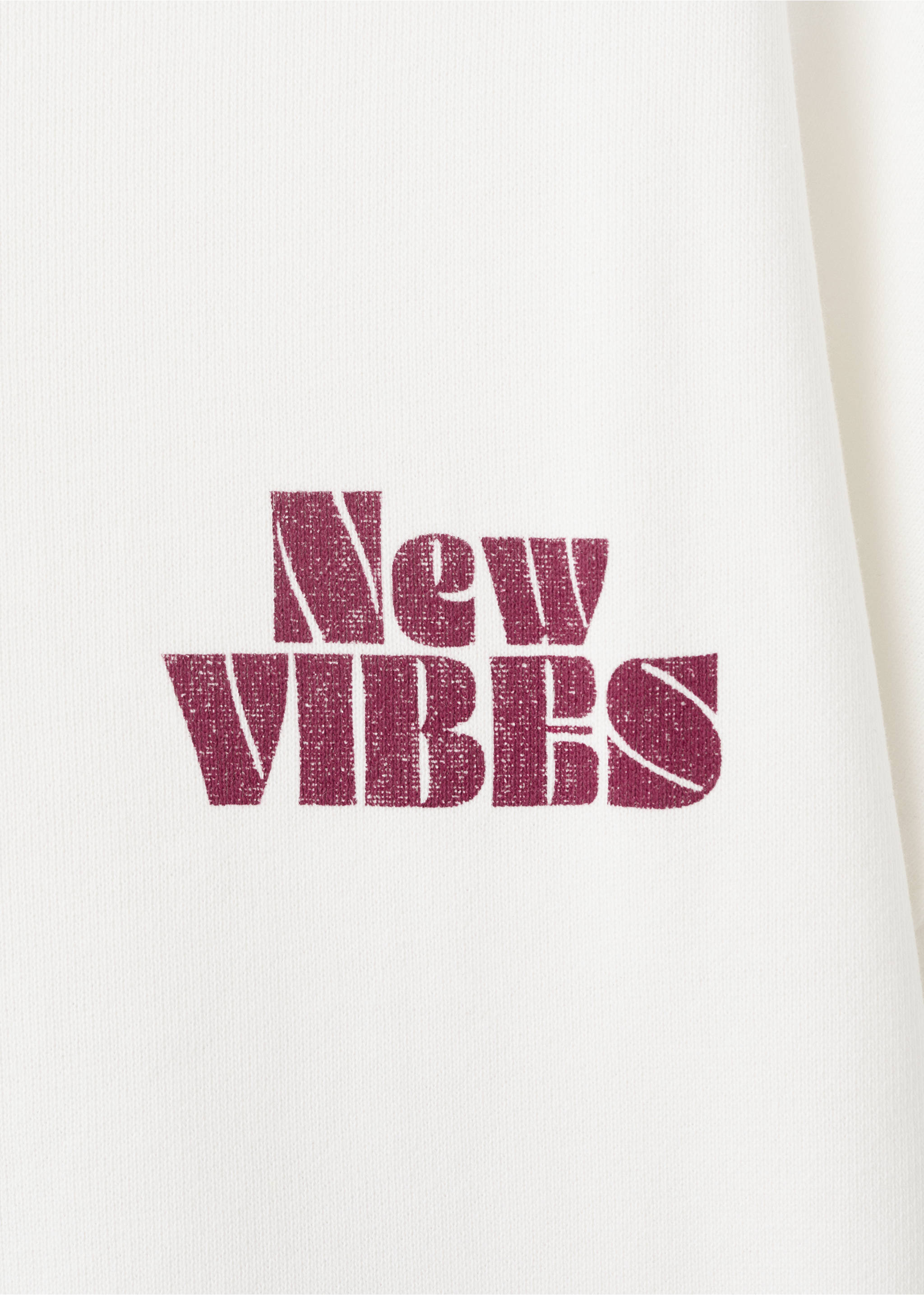 Printed cotton sweatshirt - Details of the article 8, Off White. Ref: 27052543-00.