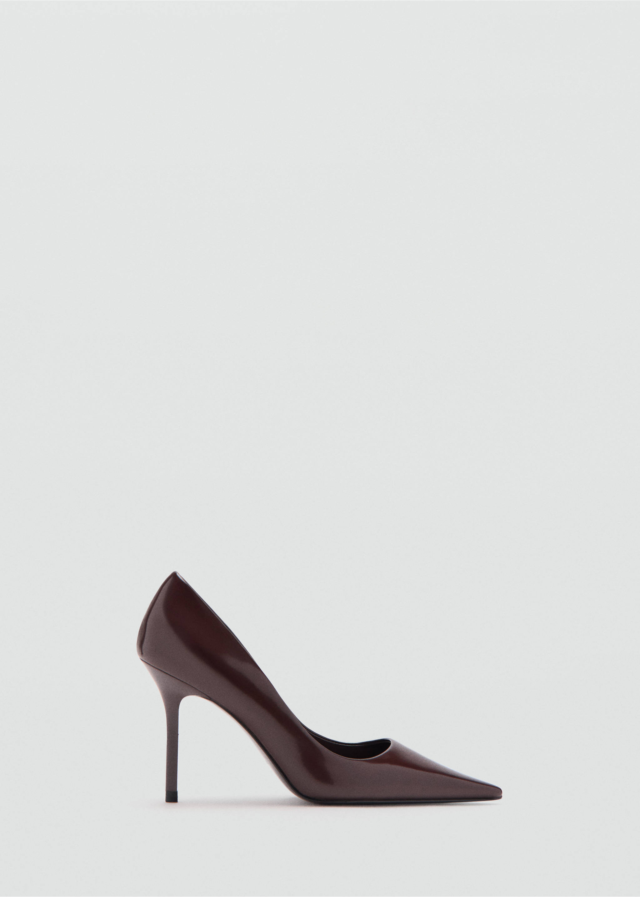 Chaussures pointues talon - Article sans modèle, Chocolat. Ref: 27052544-00.