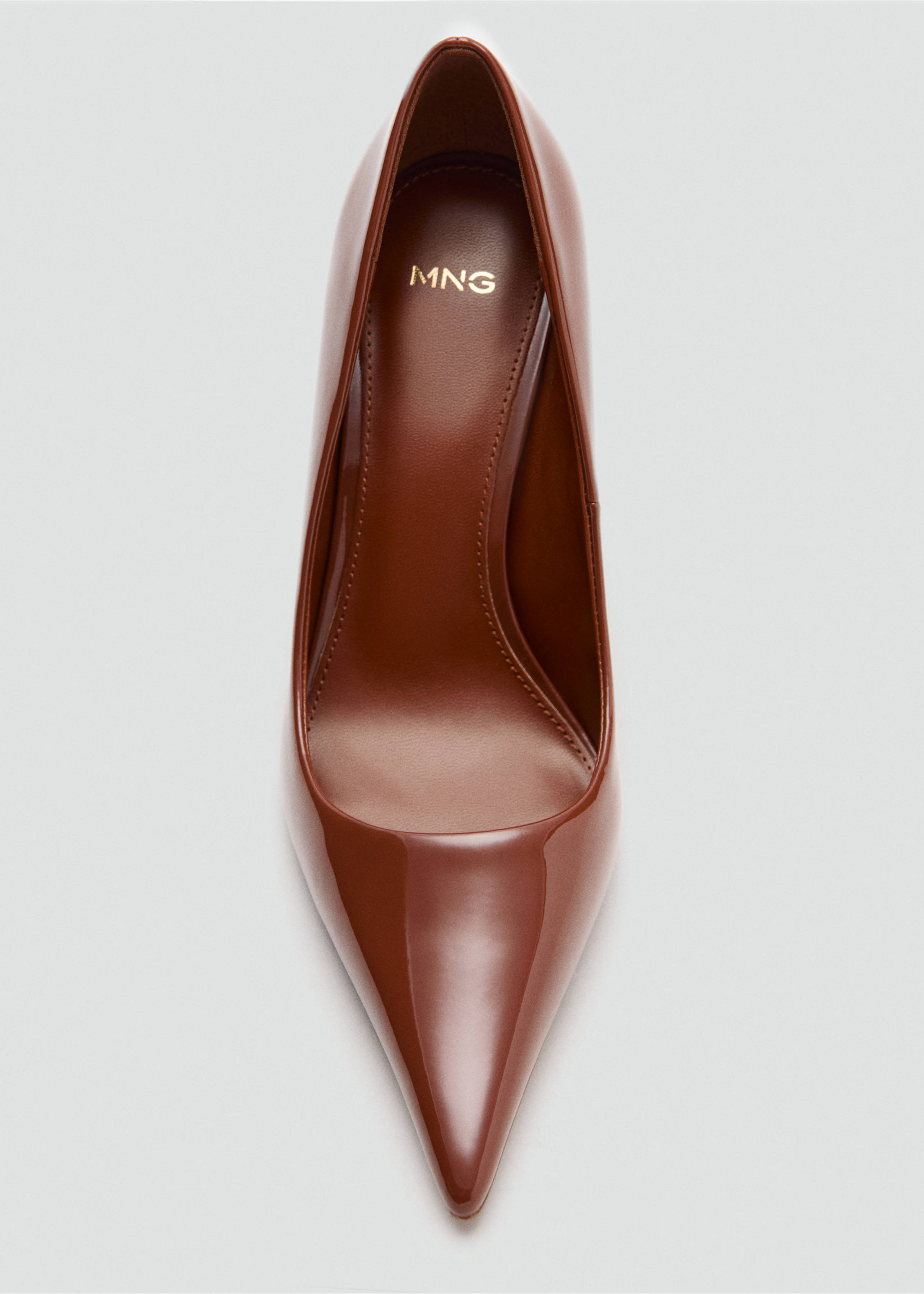 Chaussures pointues talon - Détail de l'article 2, Cognac. Ref: 27052544-00.