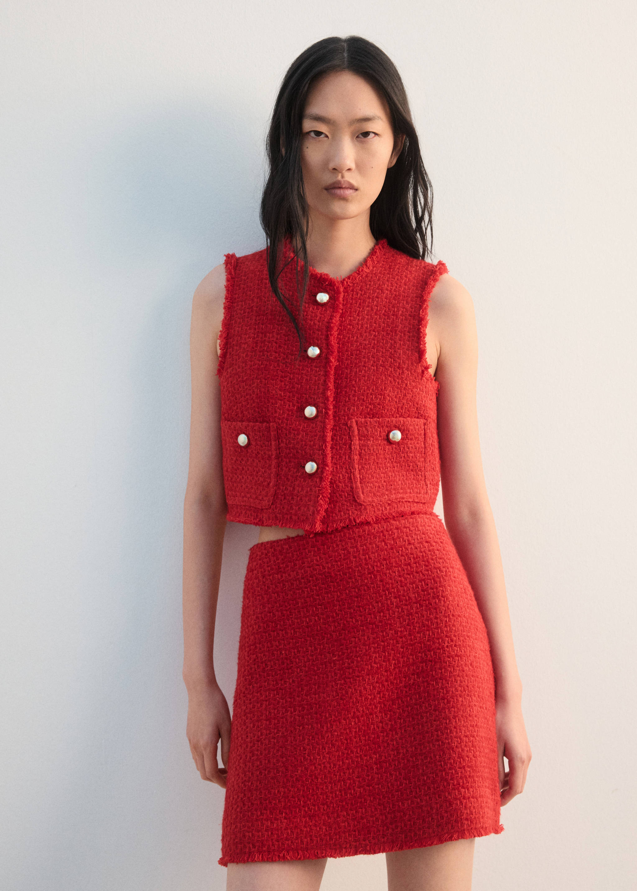 Gilet tweed boutons - Détail de l'article 2