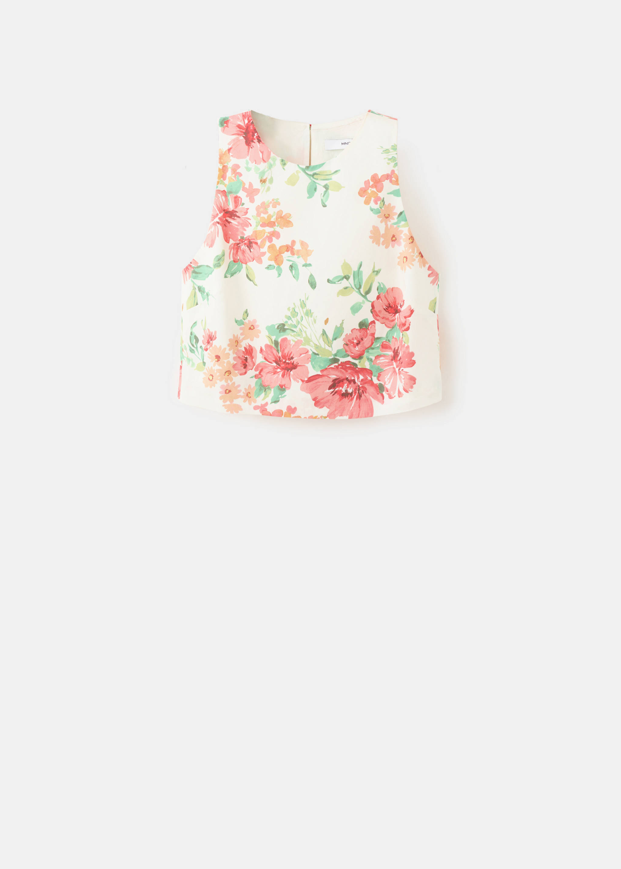 Printed crop top - Article without model