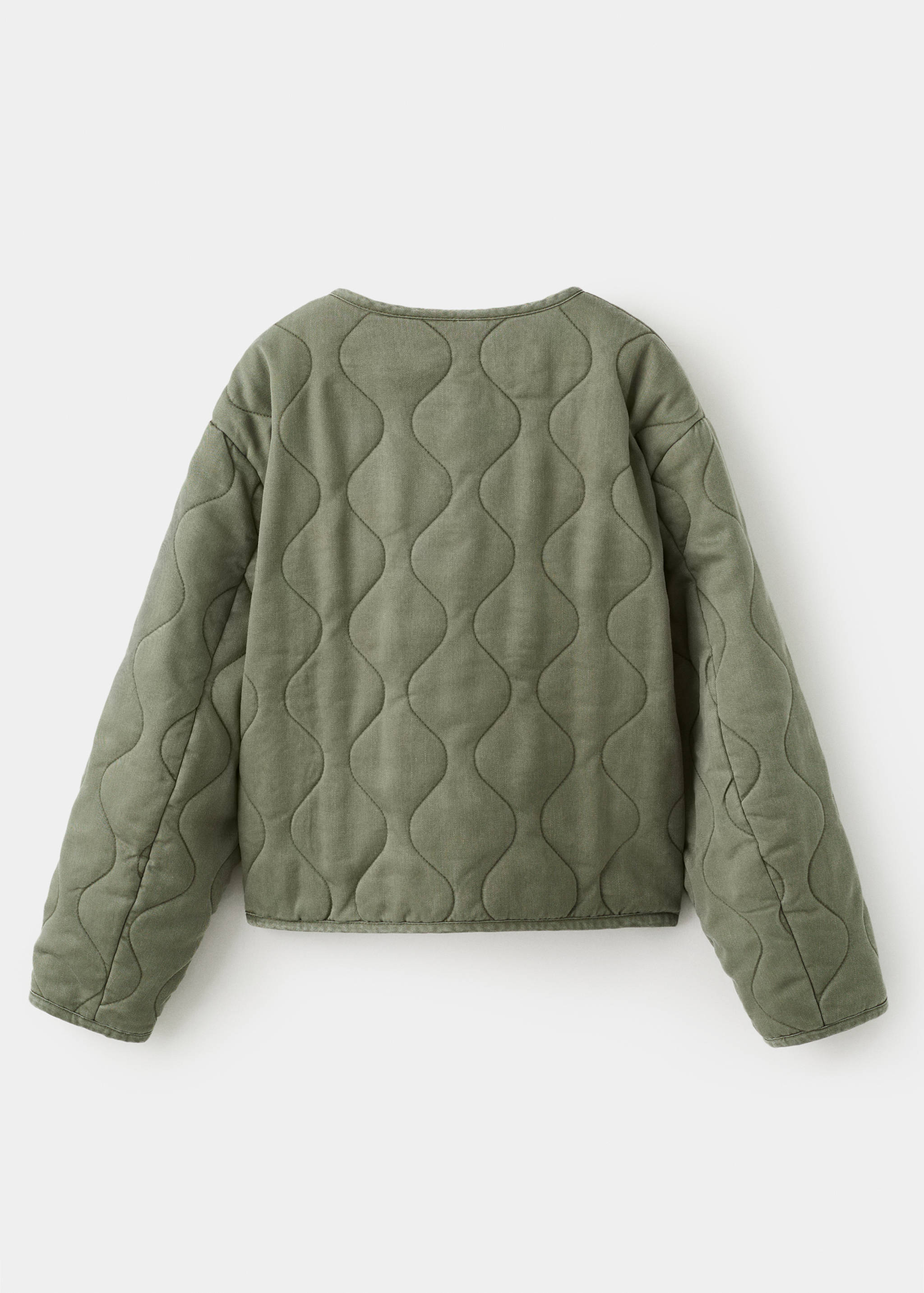 Padded lyocell jacket - Reverse of the article