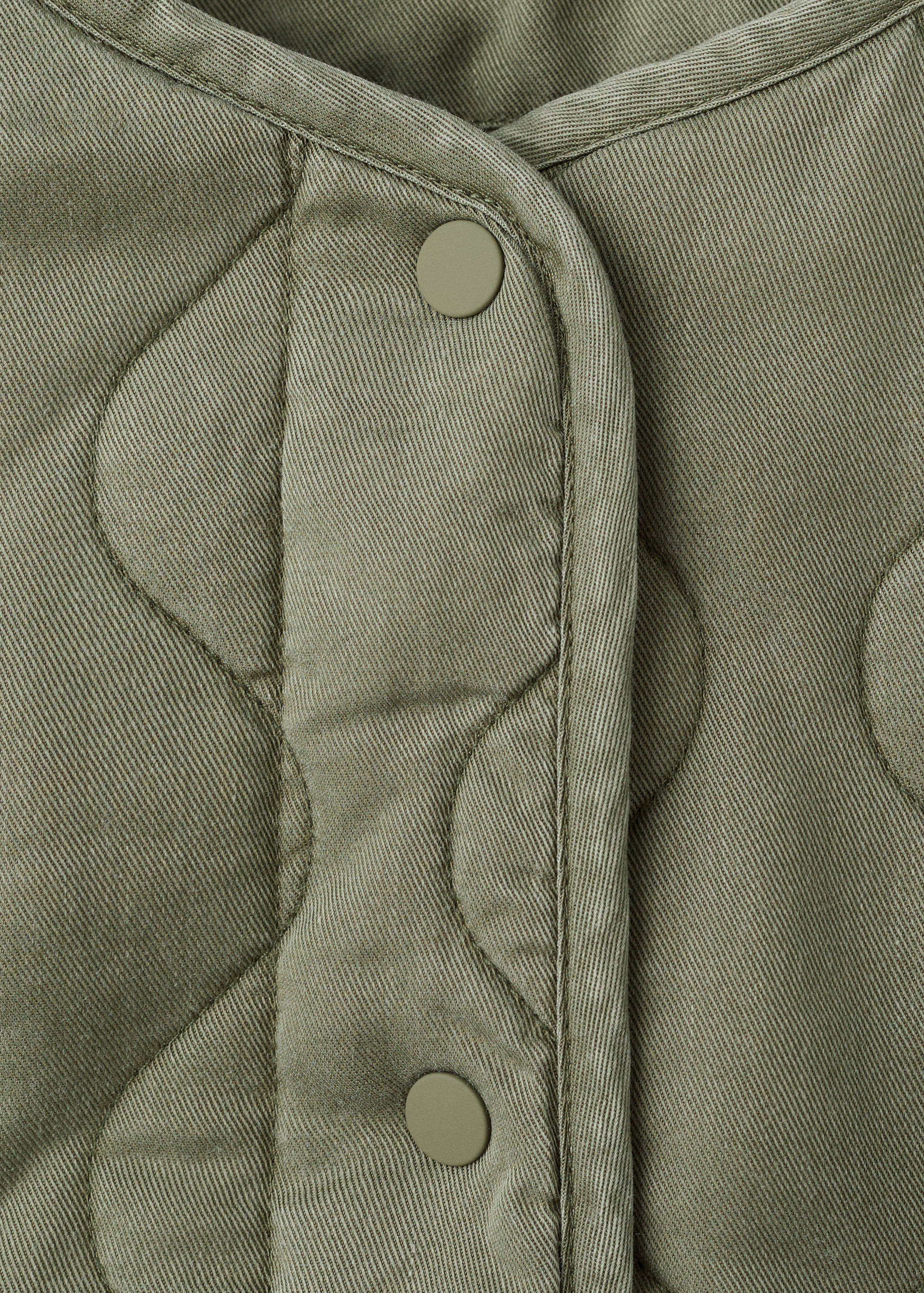 Padded lyocell jacket - Details of the article 8