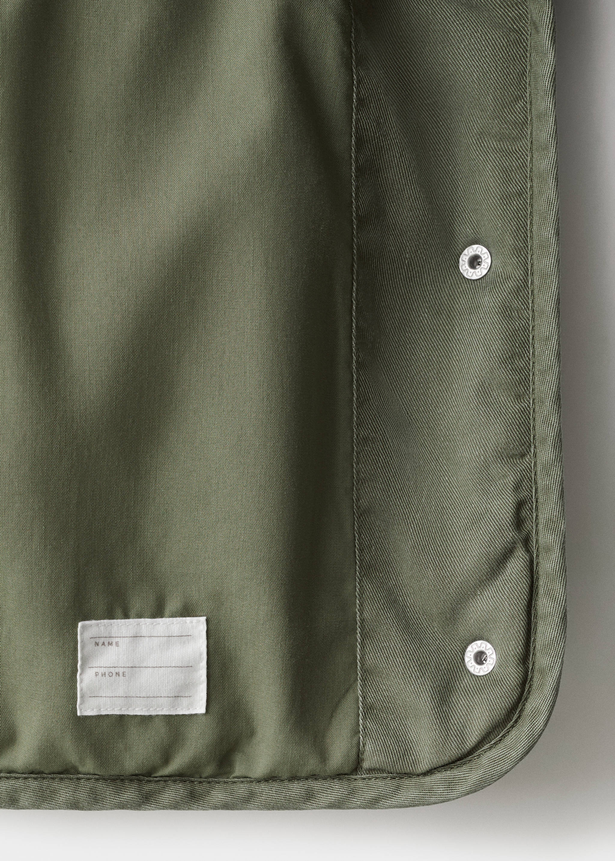 Padded lyocell jacket - Details of the article 0