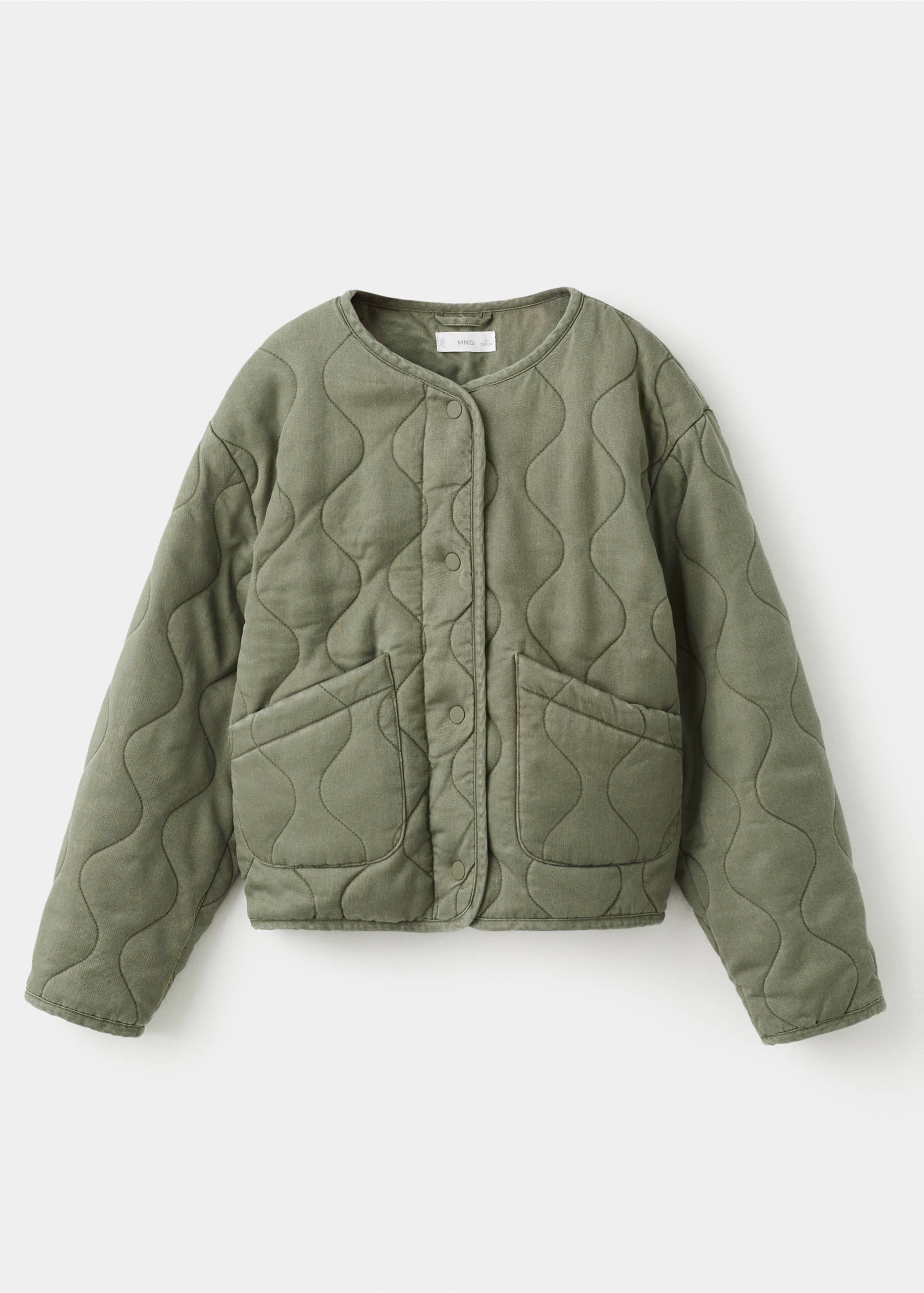 Chaqueta lyocell acolchada - Artículo sin modelo, Khaki. Ref: 27052889-00.