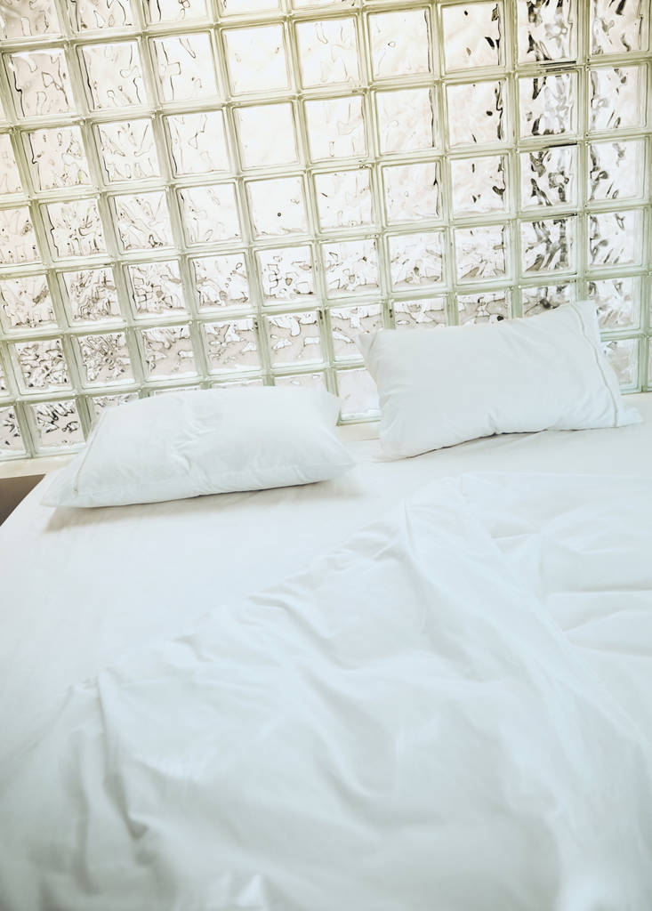 Pillowcase hemstitch detail 50x75cm — White
