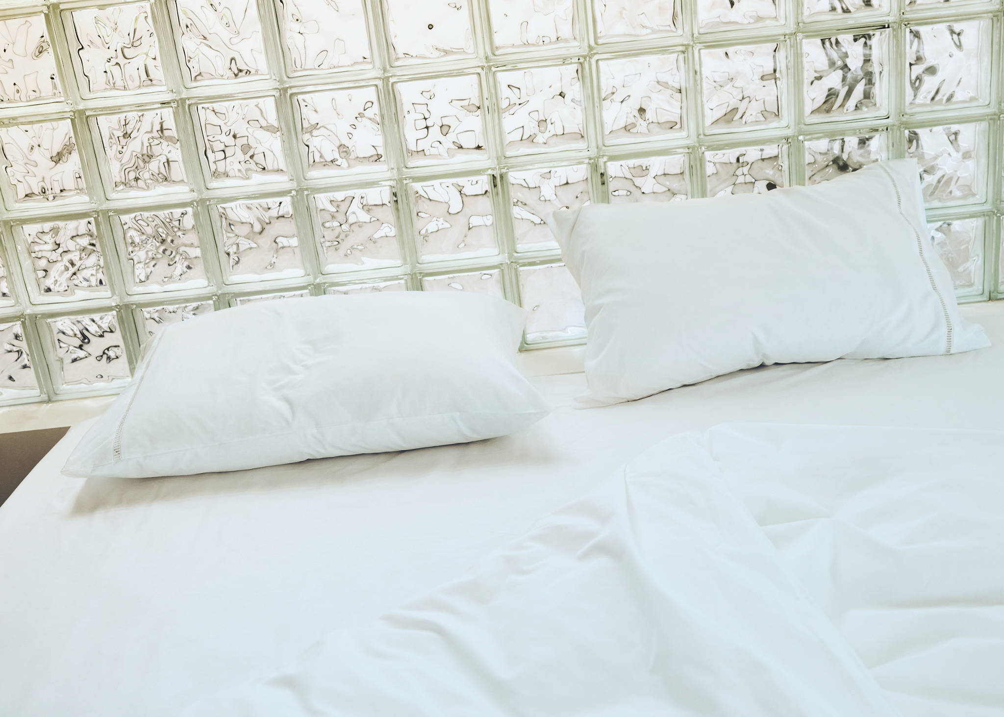 Pillowcase hemstitch detail 50x75cm - Panoramic plane