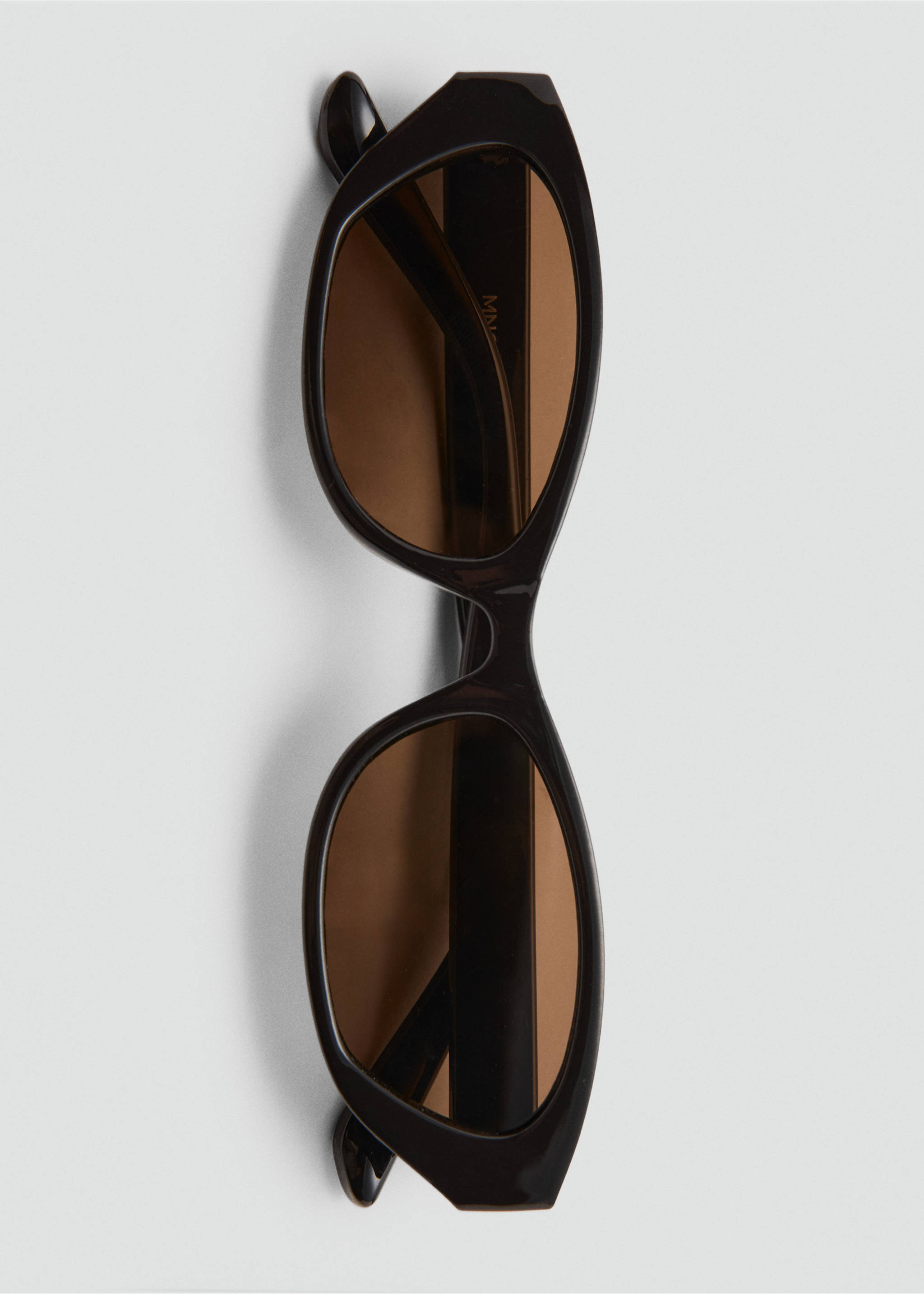 Oval-frame sunglasses - Details of the article 2, Brown. Ref: 27052895-00.