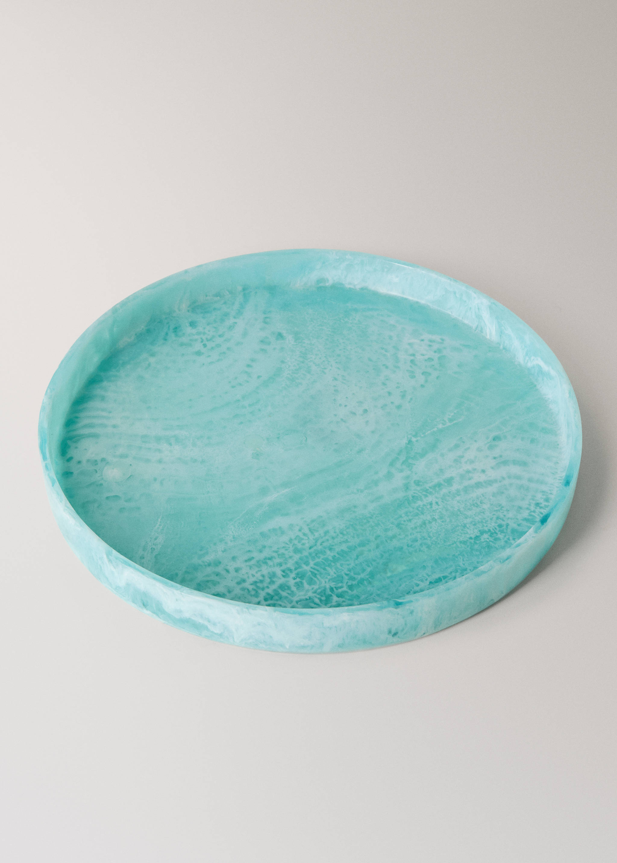 Δίσκος διακοσμητικός ρητίνης μεσαίος - Λεπτομέρεια του προϊόντος 1