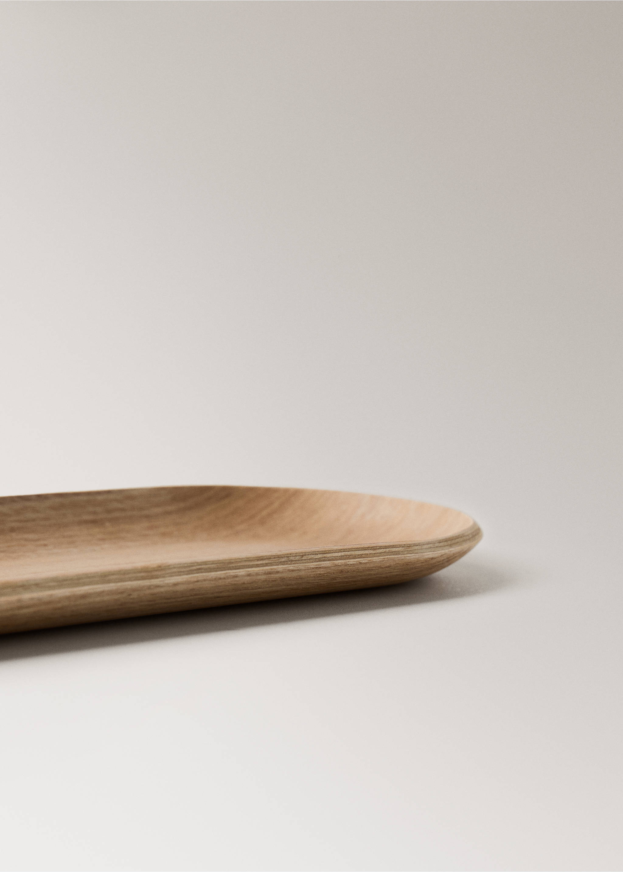 Small decorative wooden tray - Details of the article 2, Brown. Ref: 27052900-00.