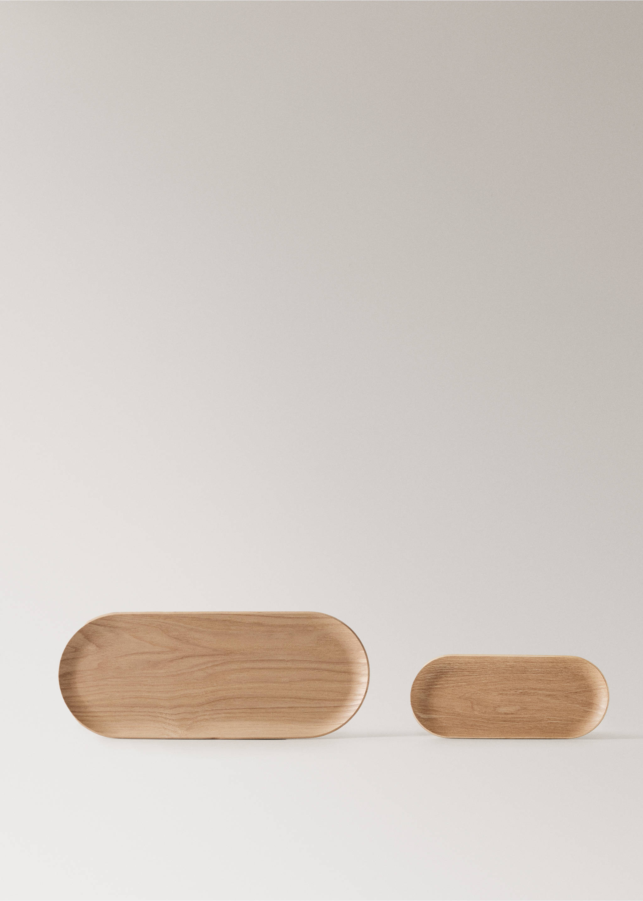 Small decorative wooden tray - Details of the article 3, Brown. Ref: 27052900-00.