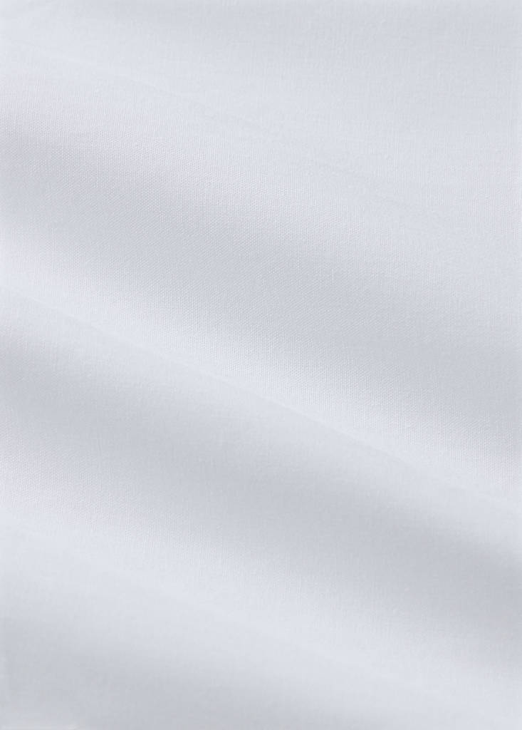 Oberlaken mit breitem Kontrastband aus Satin für 135/140 cm Bett — Blau