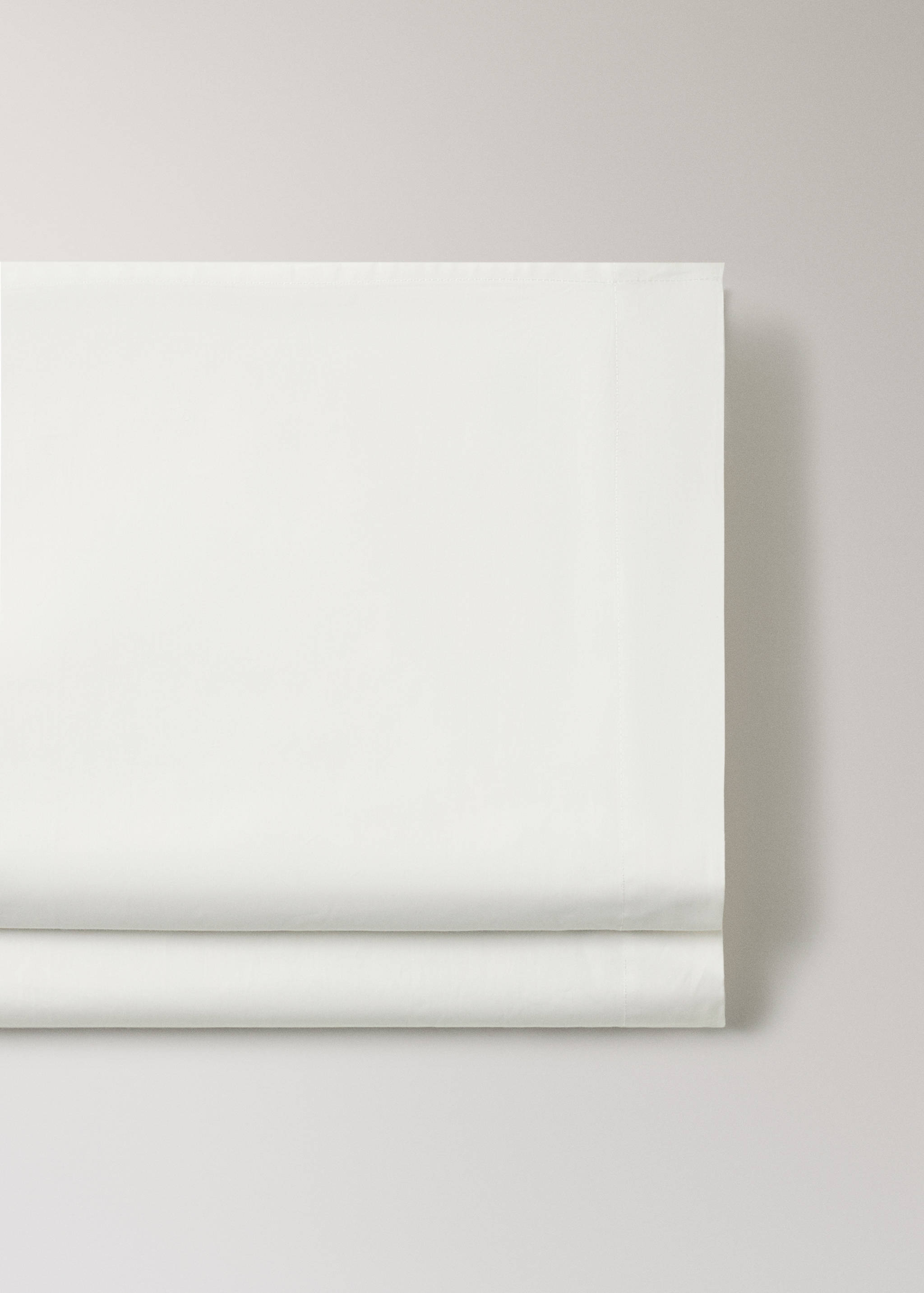200-thread count percale cotton top sheet for 135/140 cm bed - Details of the article 2