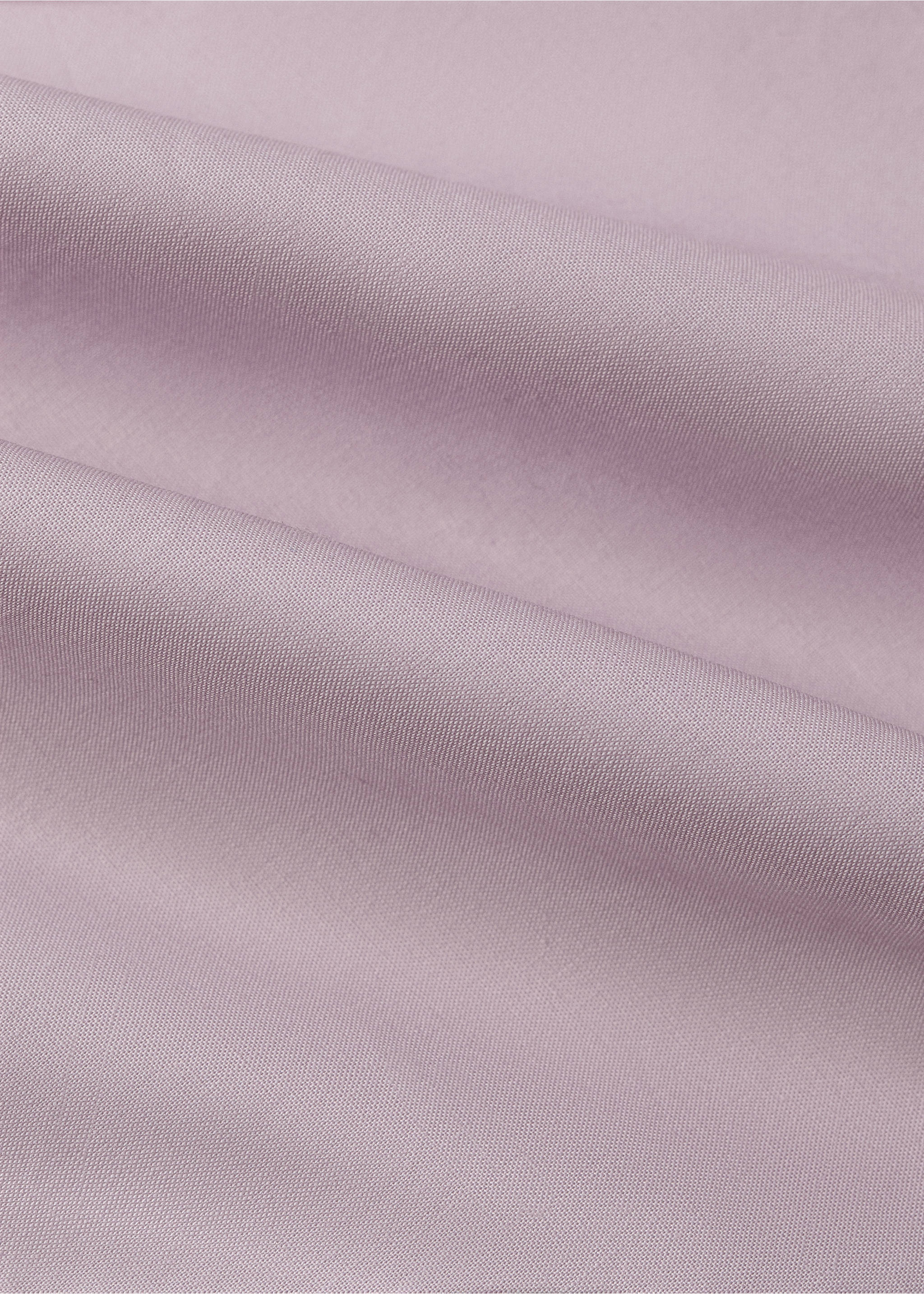 200-thread count percale cotton fitted sheet for 90 cm bed - Details of the article 1, Light/Pastel Purple. Ref: 27052919-00.