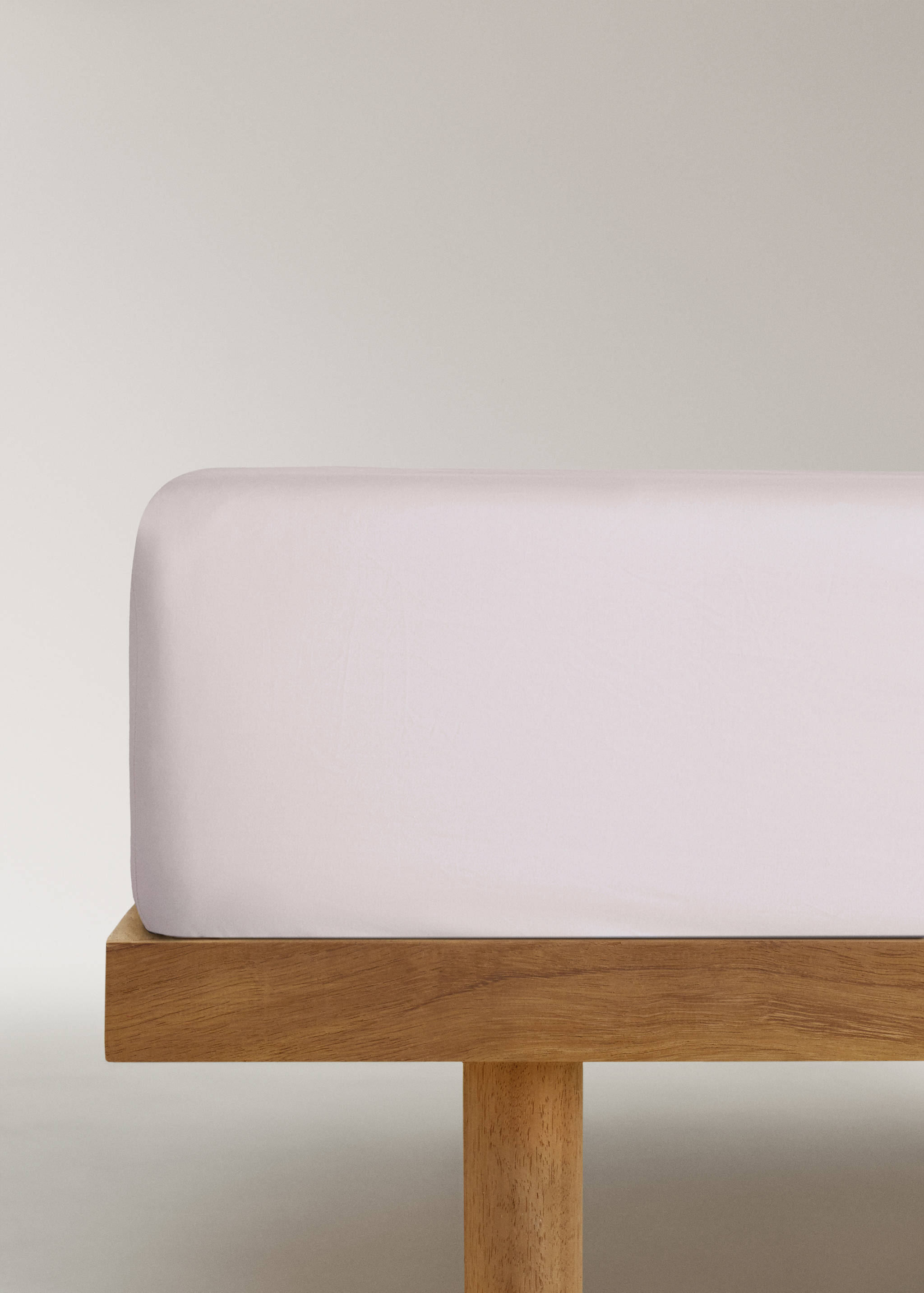 Drap-housse percale de coton 200 fils lit 150 cm - Article sans modèle