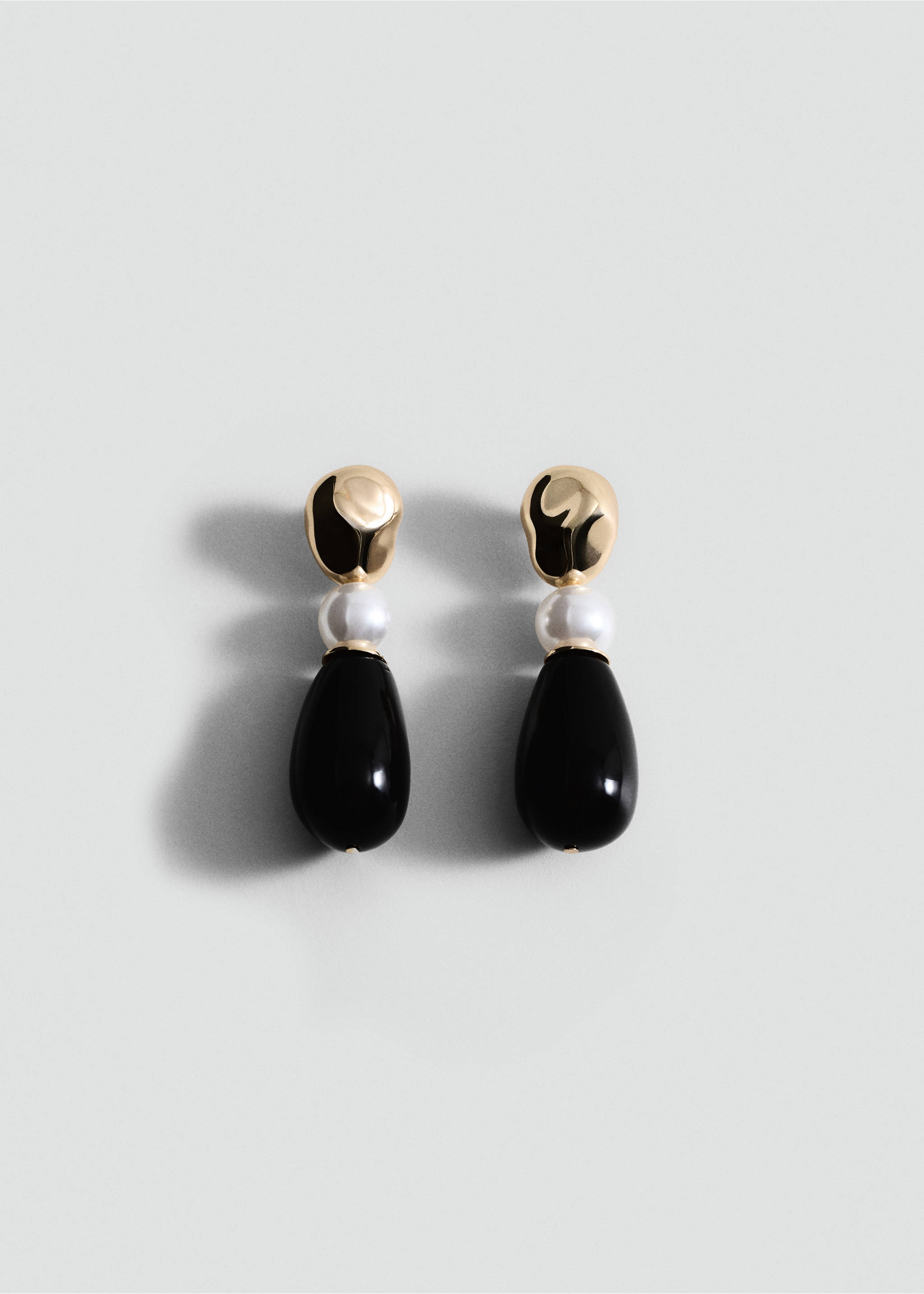 Oorbellen met gecombineerde hangers - Artikel zonder model, Goud. Ref: 27052928-00.