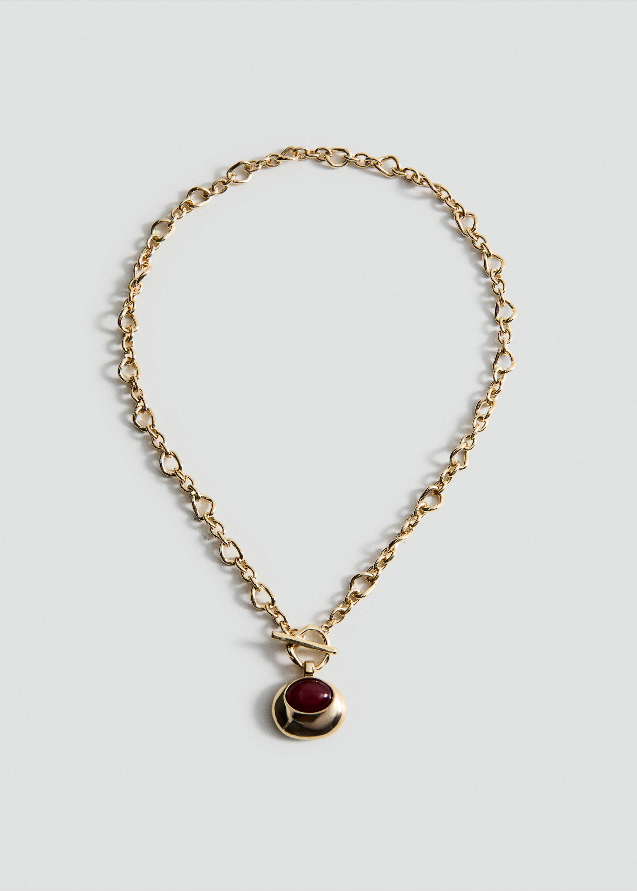 Link circle necklace - Article without model, Gold. Ref: 27052930-00.
