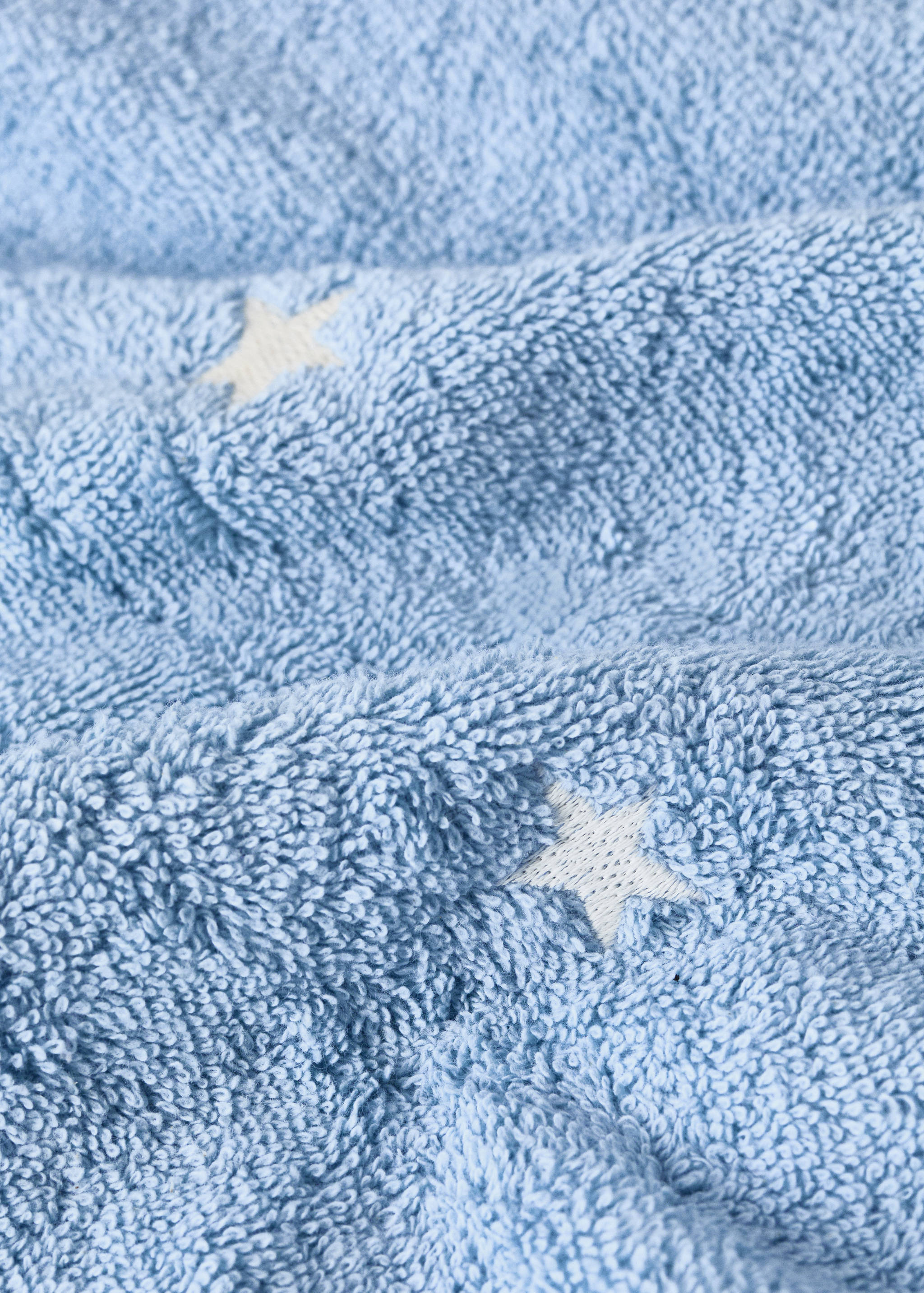 Children's hand towel with fluorescent stars - Details of the article 1