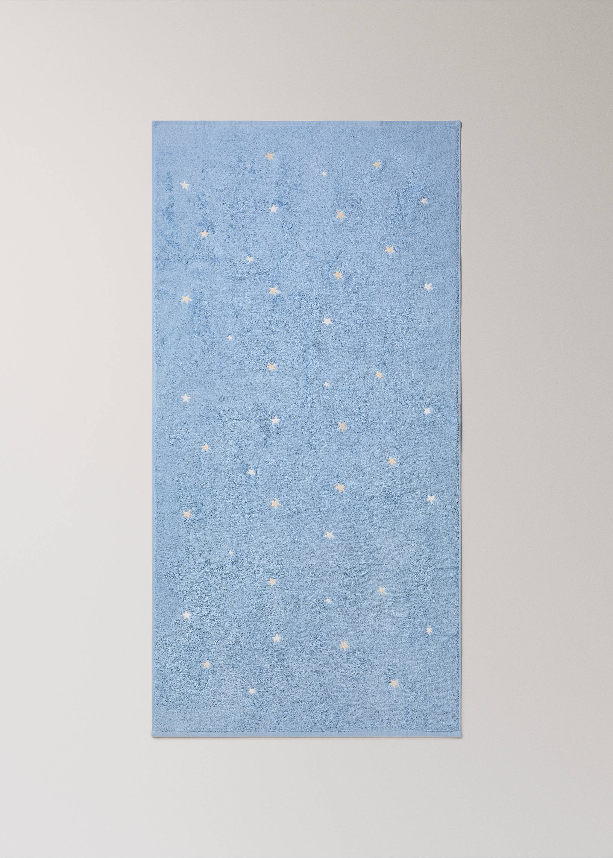 Toalla baño infantil estrellas fluorescentes - Detalle del artículo 3, Azul. Ref: 27052933-00.