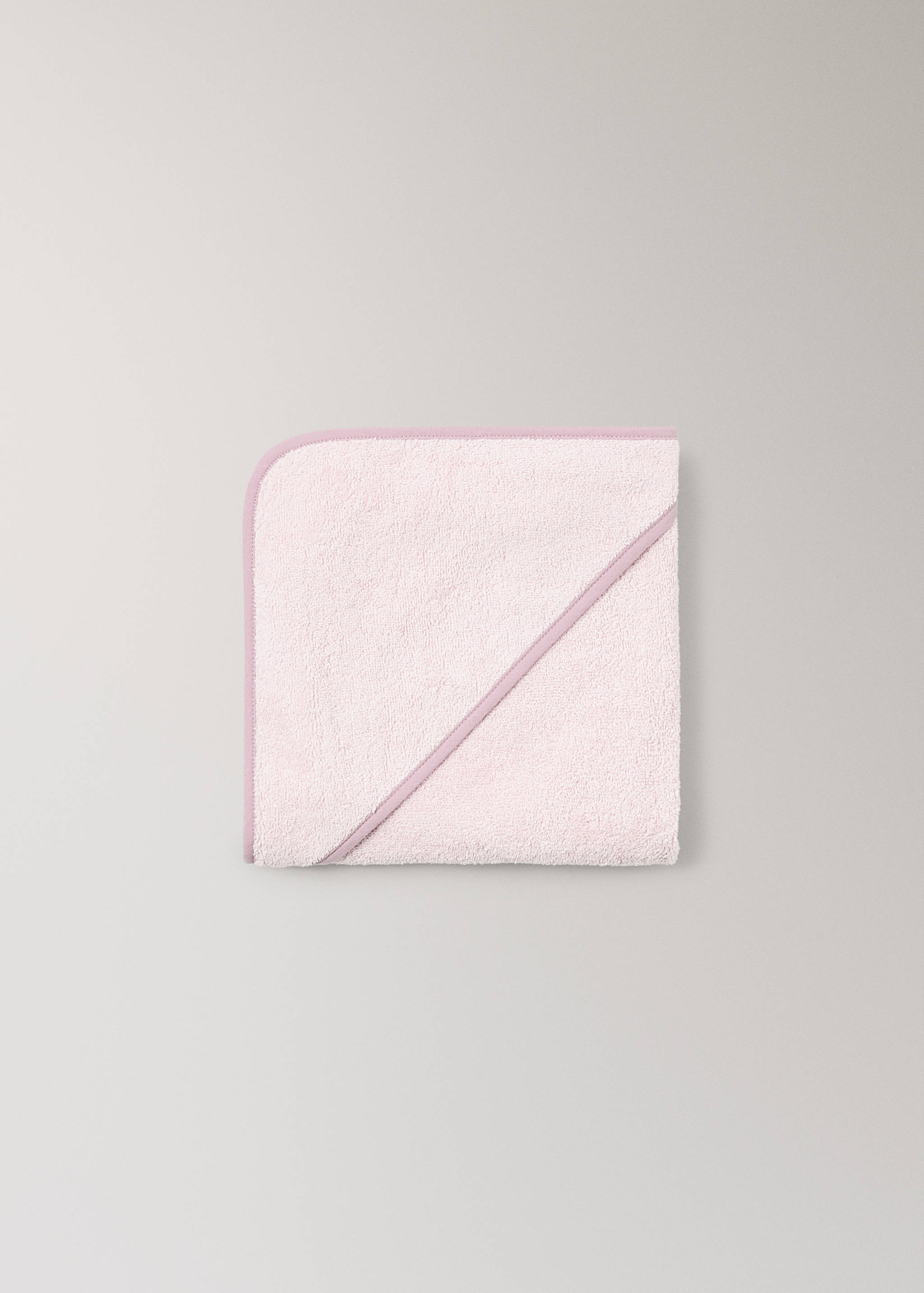 Children's bath cape with contrasting trim - Details of the article 3