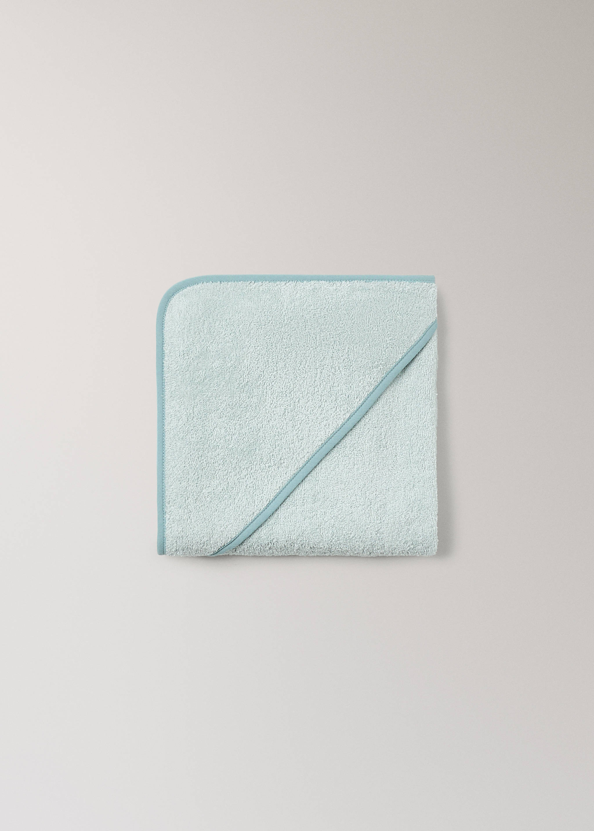 Children's bath cape with contrasting trim - Details of the article 3