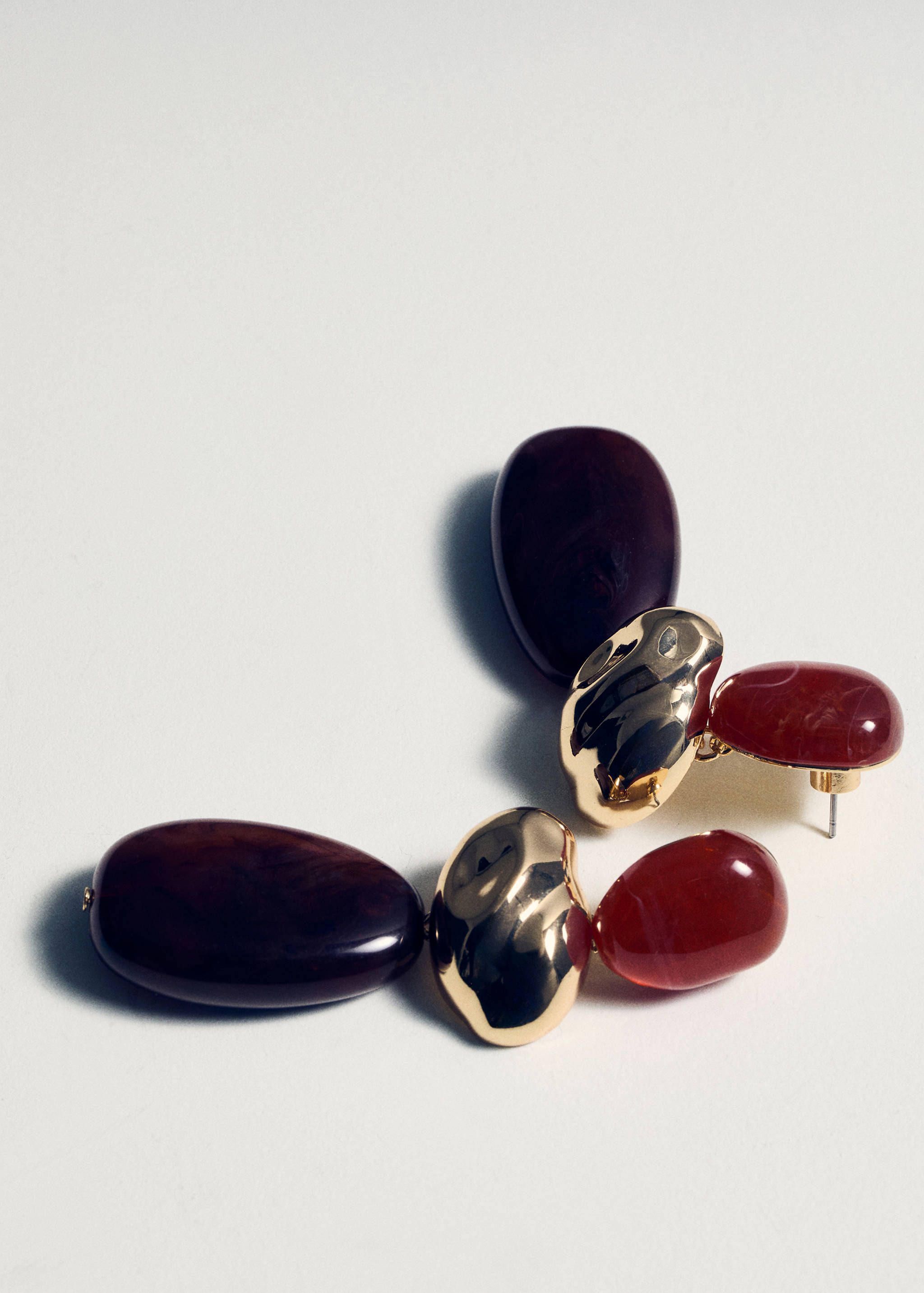 Pendientes colgantes combinados resina - Detalle del artículo 5