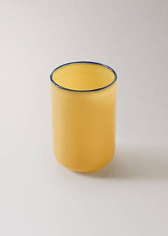 Coloured borosilicate bathroom glass — Yellow 2