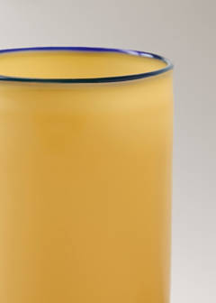 Coloured borosilicate bathroom glass — Yellow 3