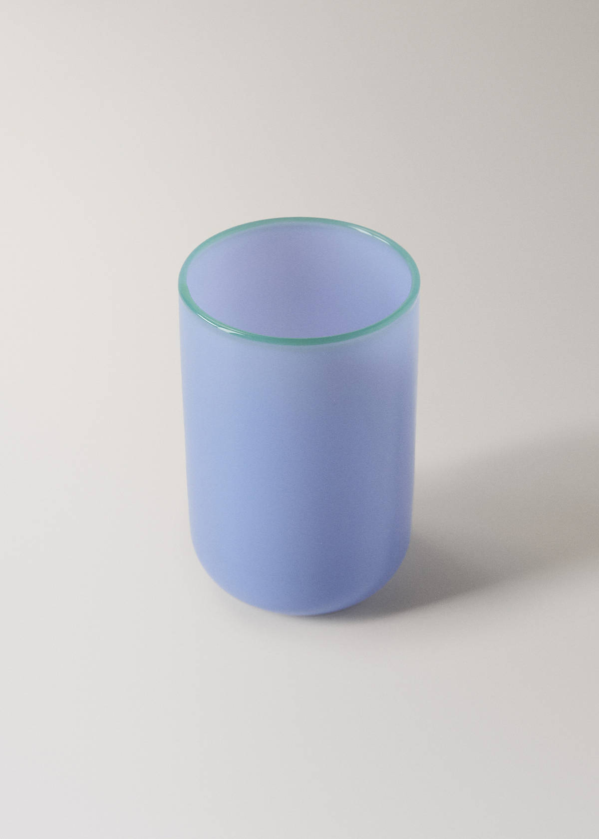 Coloured borosilicate bathroom glass — Blue