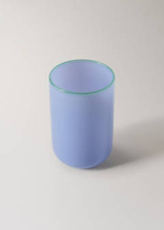 Coloured borosilicate bathroom glass — Blue 2