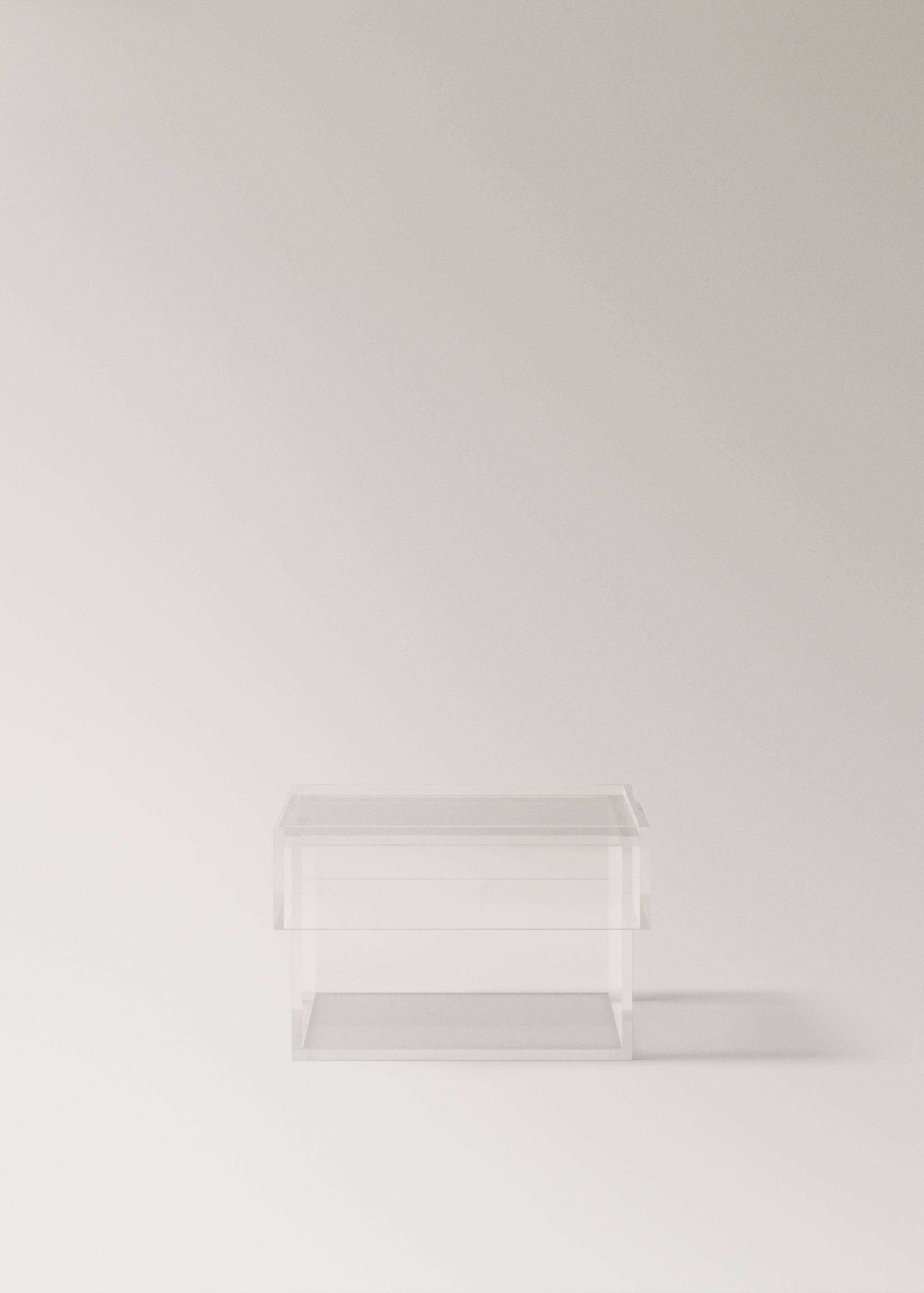 Medium acrylic bathroom storage box - Article without model