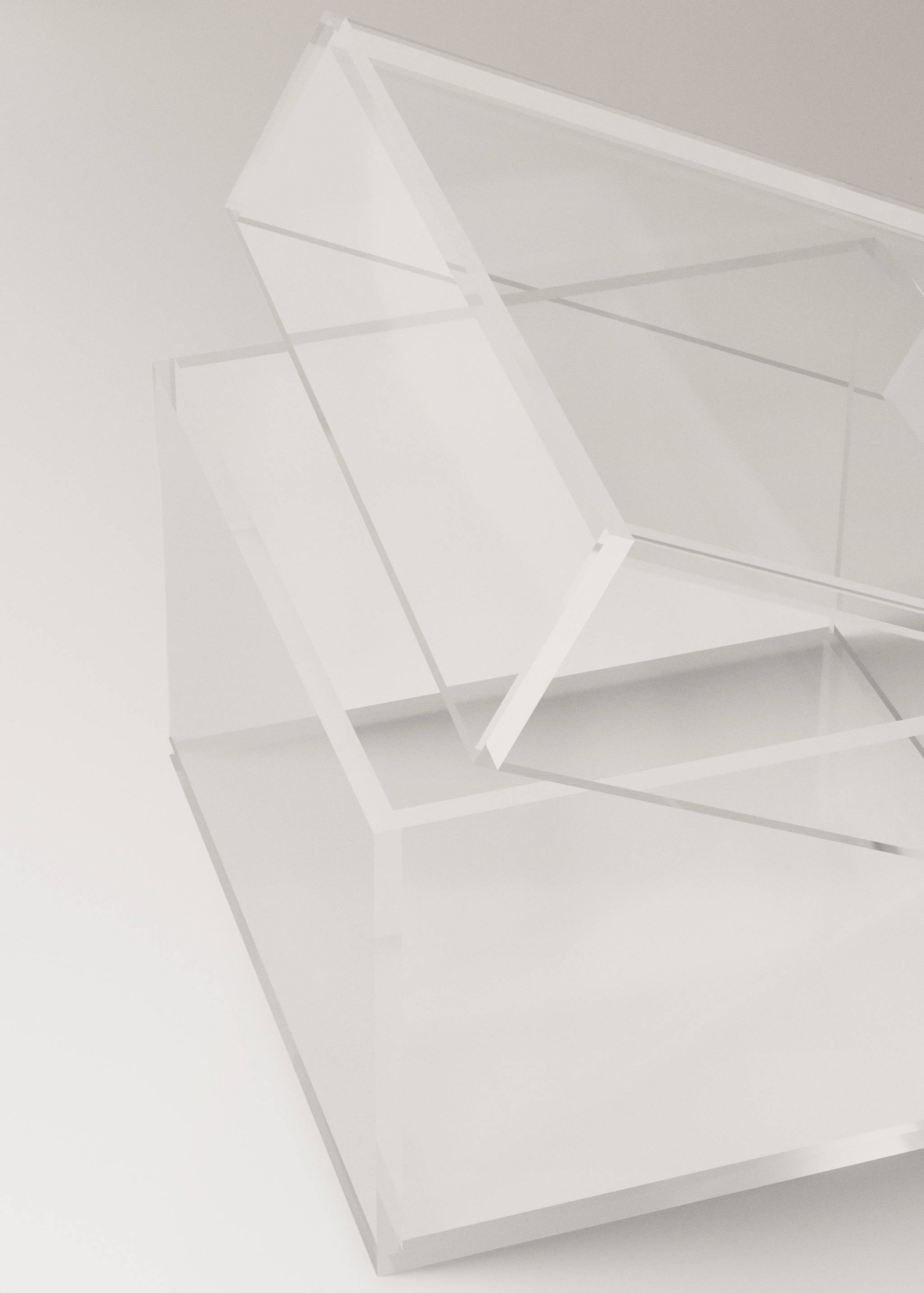 Medium acrylic bathroom storage box - Details of the article 3