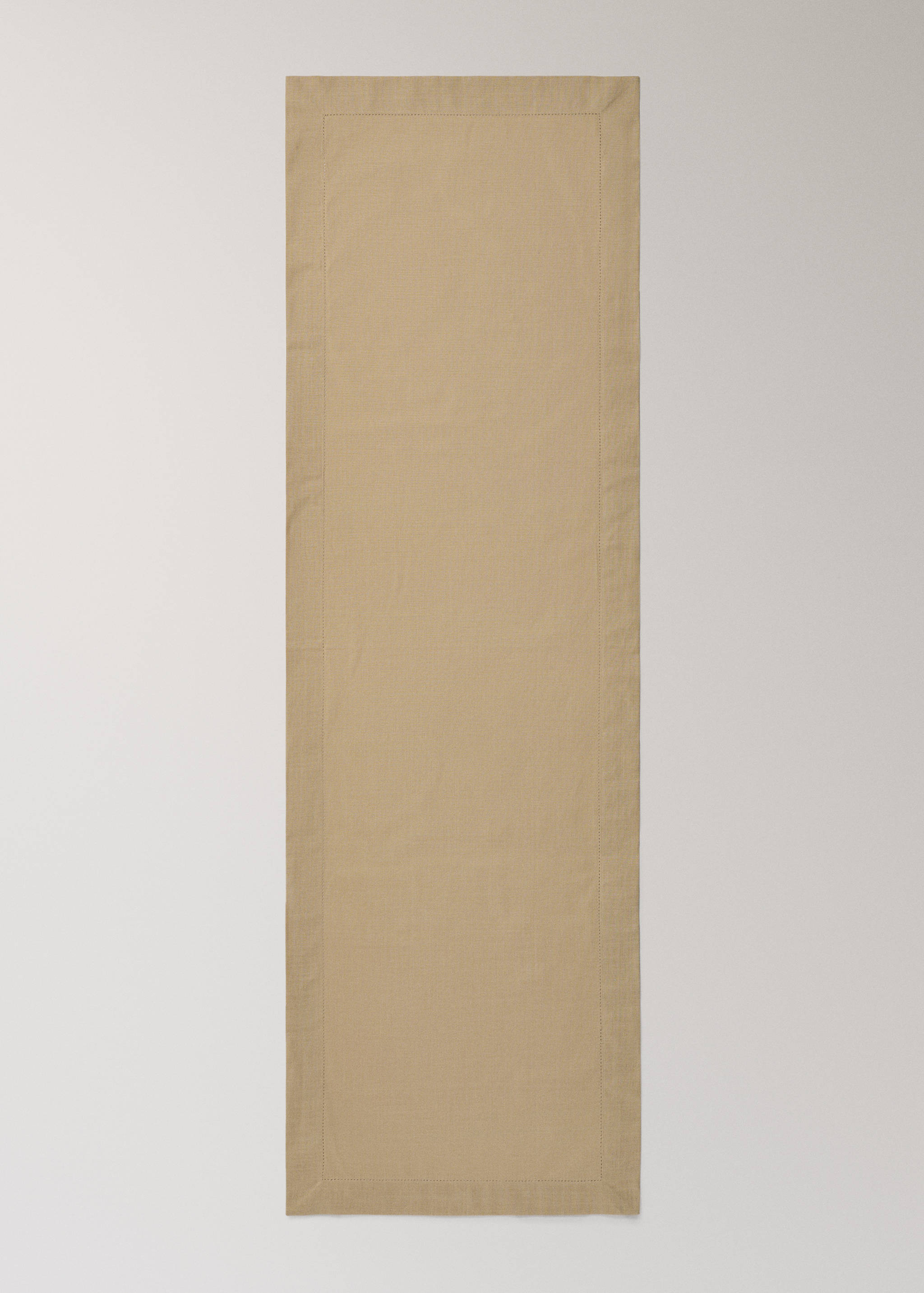 Baumwoll-Tischläufer mit Hohlsaum-Detail - Detail des Artikels 3