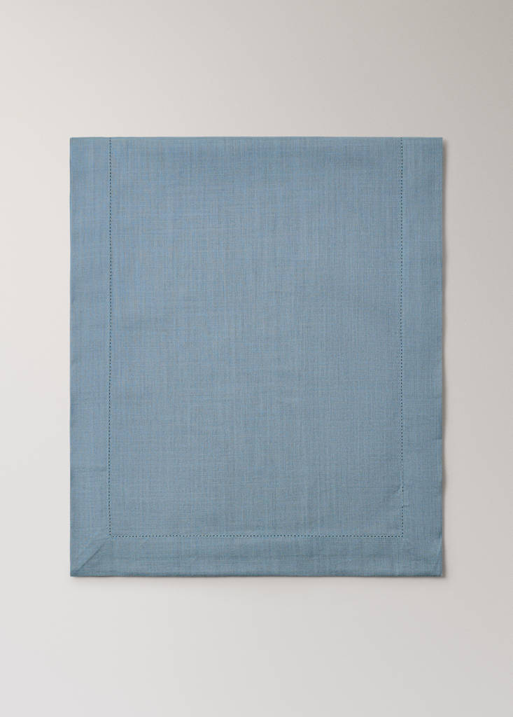 Cotton table runner with drawn threadwork - thumbnail 7